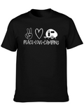Peace Love Camping Graphic T-Shirt