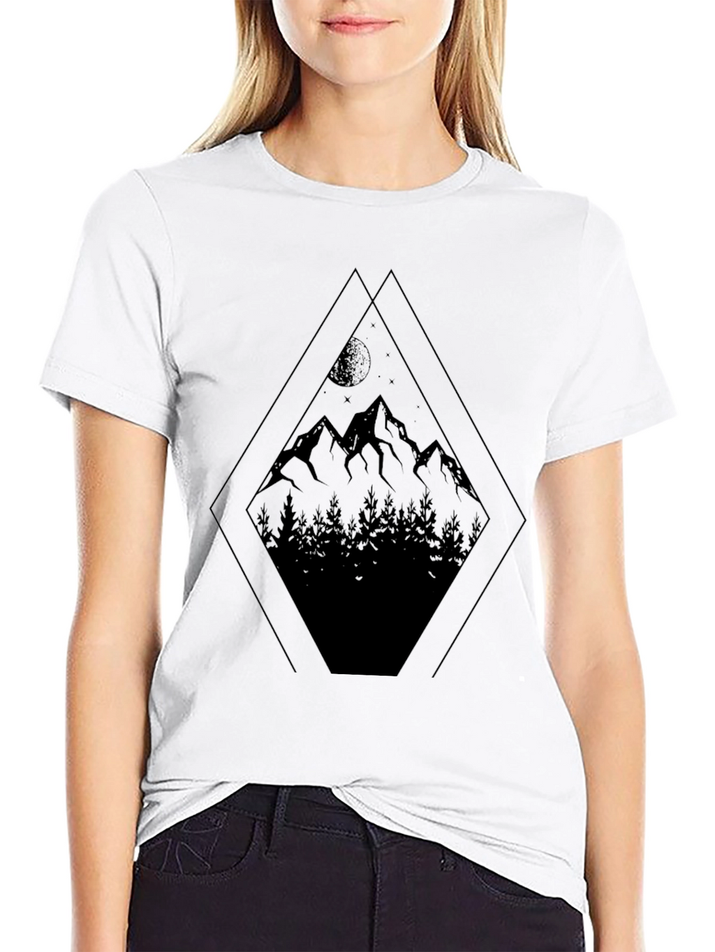 Mountainscape Graphic Tee - Dark Style