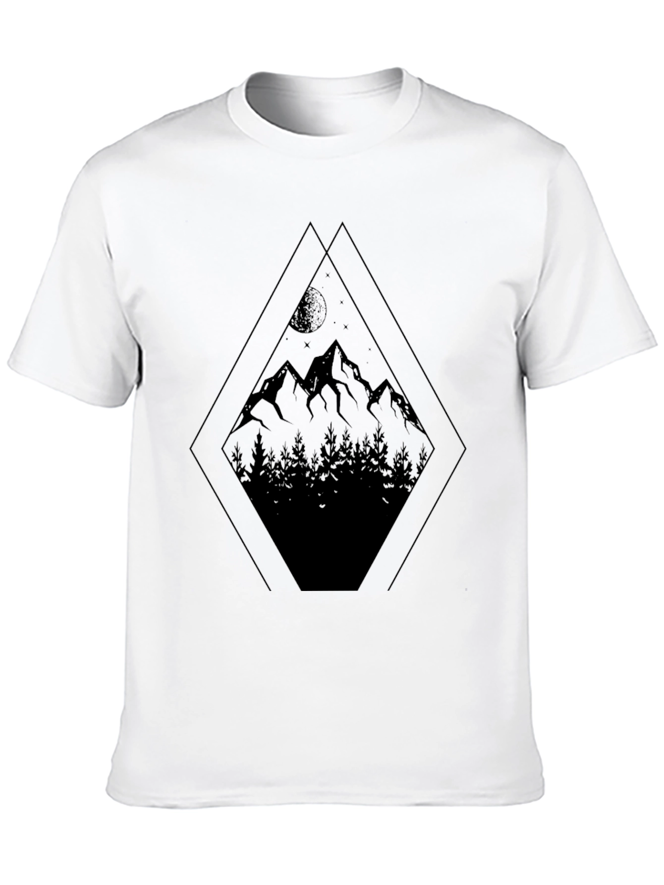 Mountainscape Graphic Tee - Dark Style
