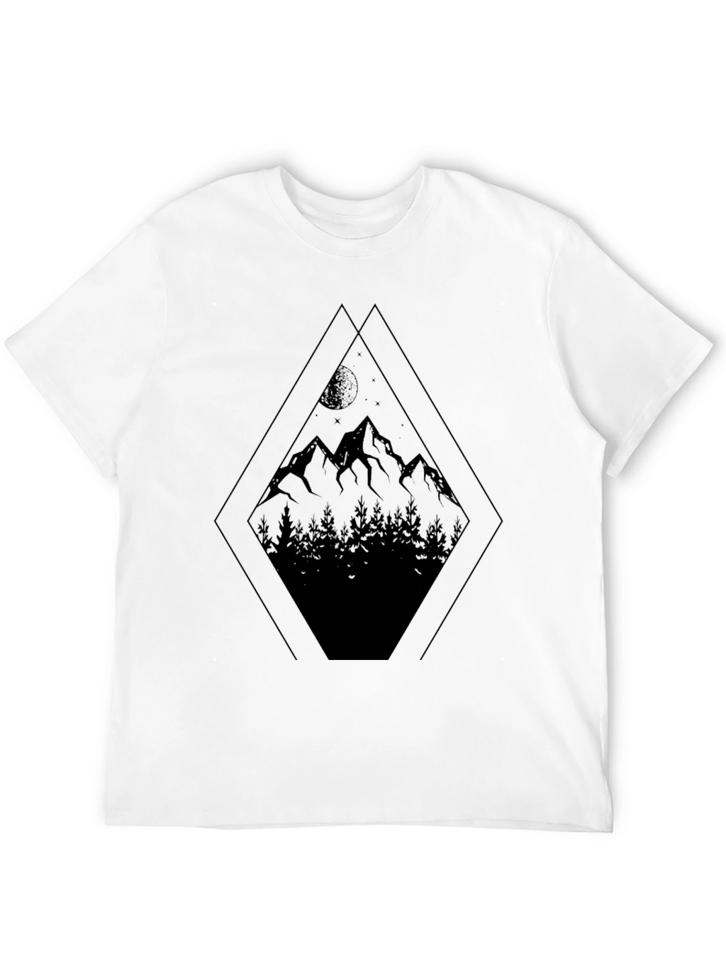 Mountainscape Graphic Tee - Dark Style