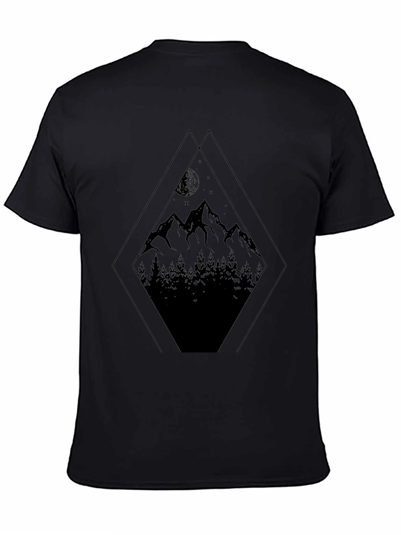 Mountainscape Graphic Tee - Dark Style