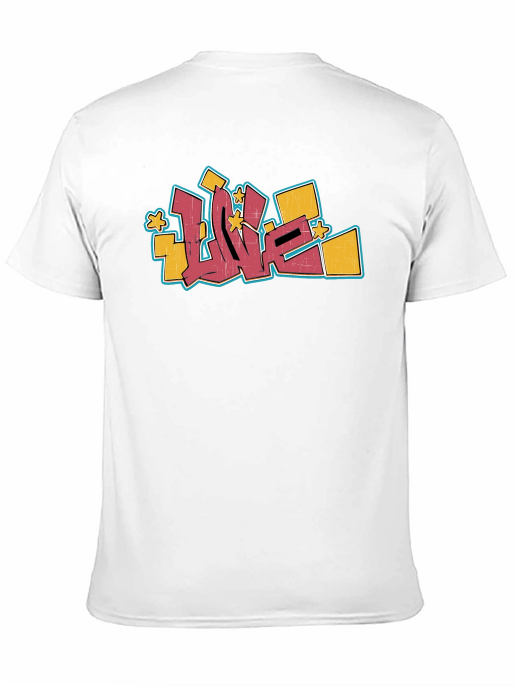 Graffiti LOVE Graphic T-Shirt - Urban Style