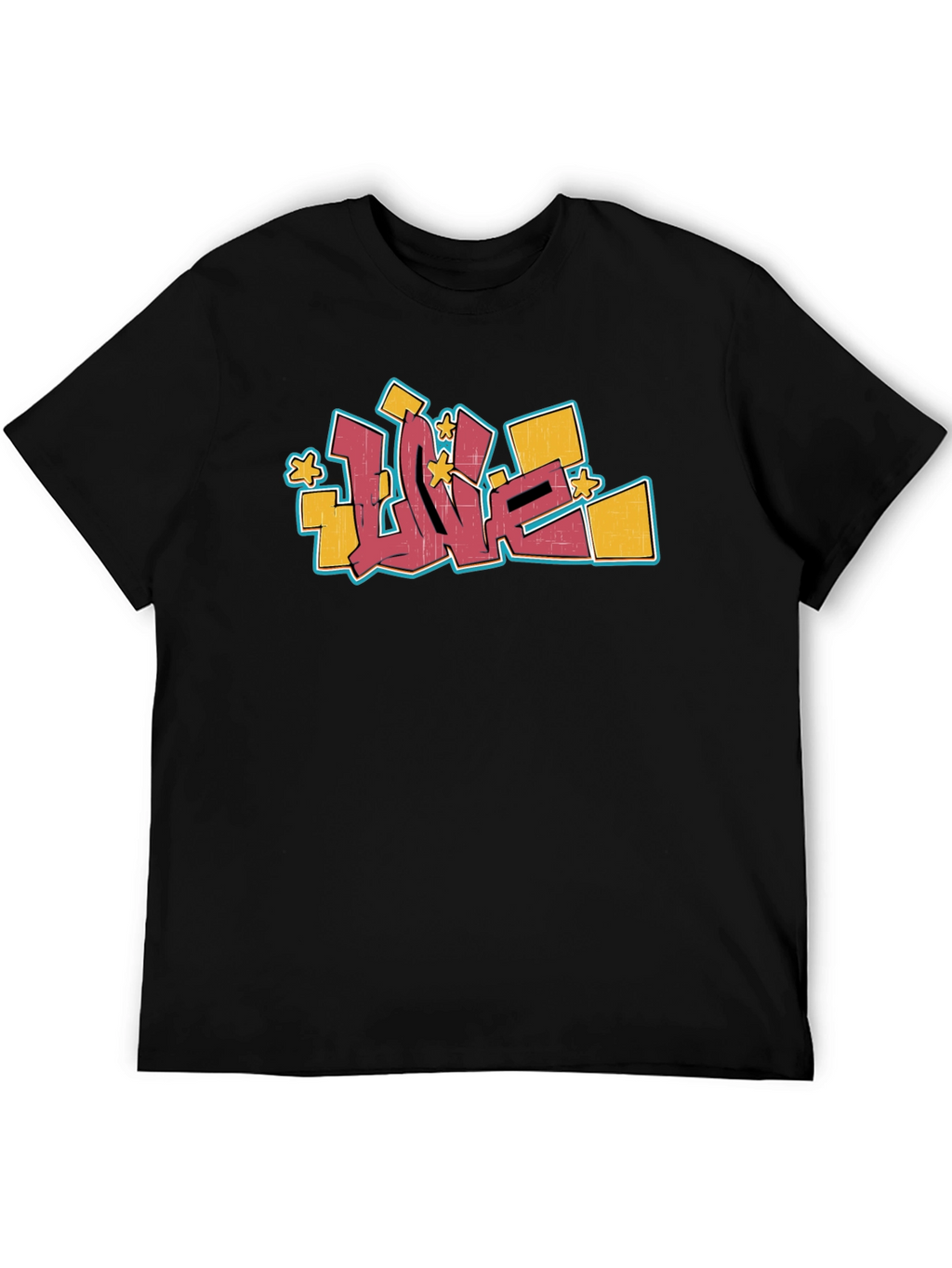 Graffiti LOVE Graphic T-Shirt - Urban Style