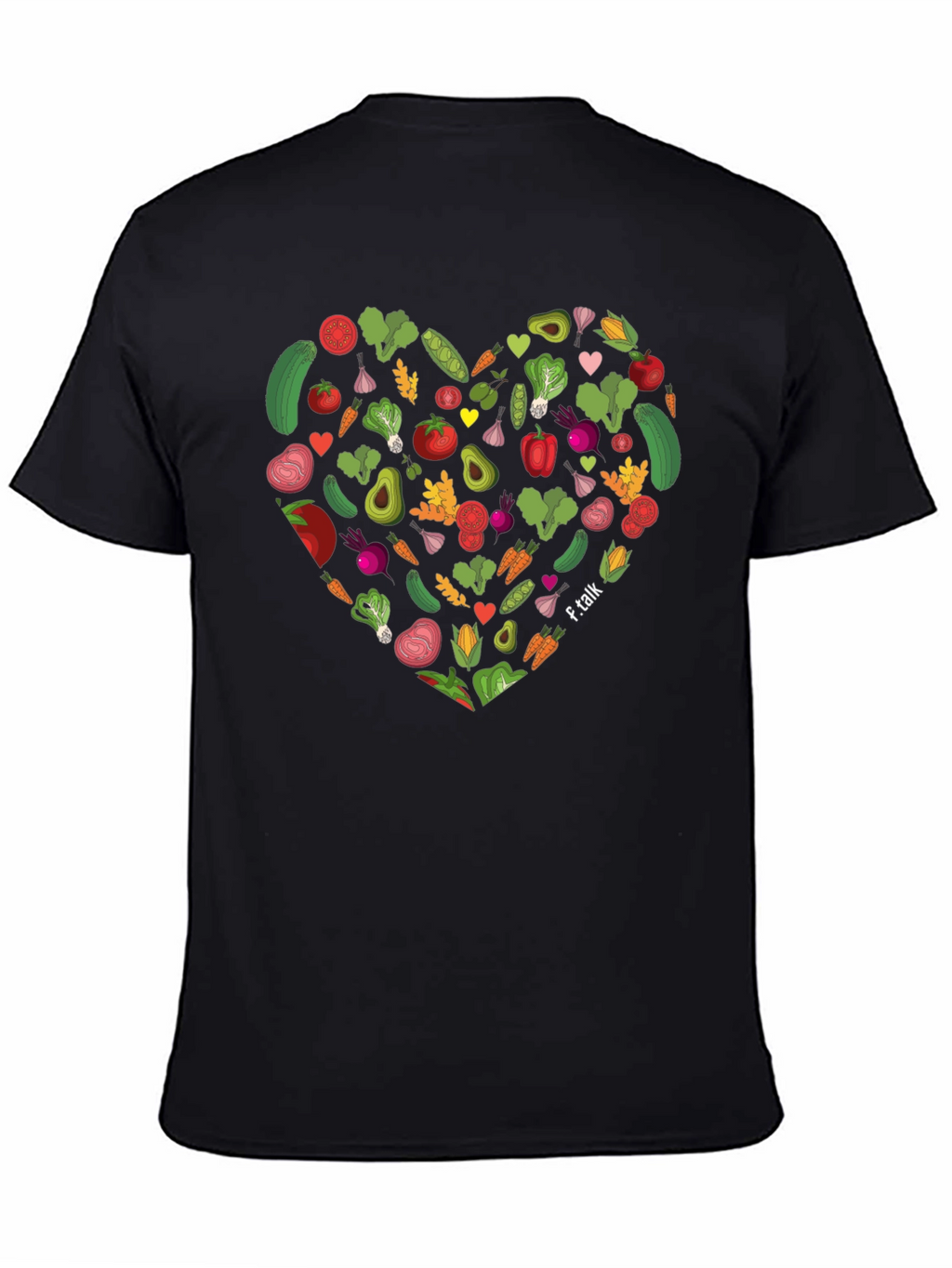 Vegetarian Heart T-Shirt - Healthy Living Tee