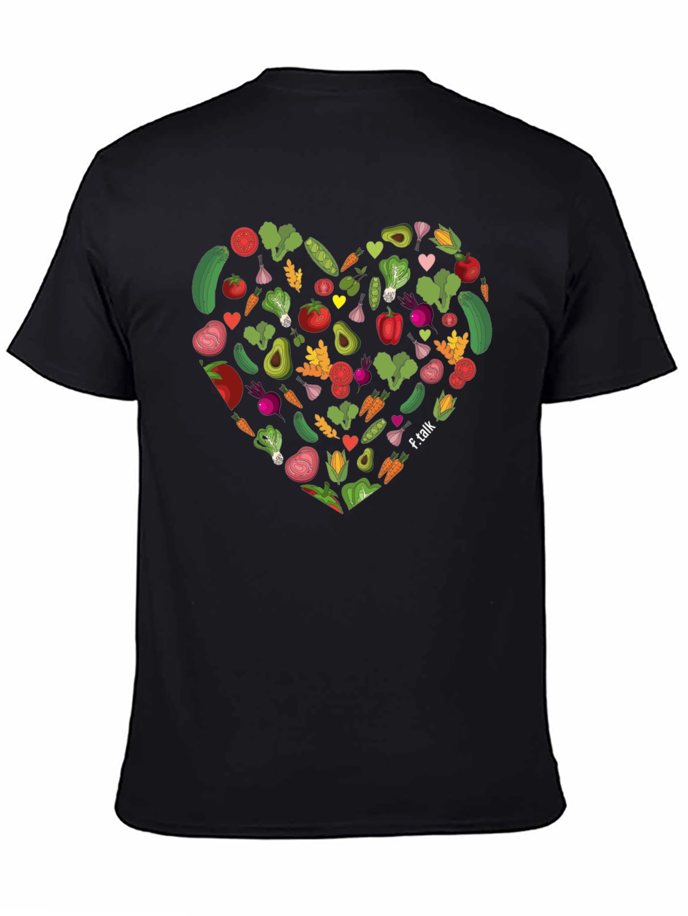 Vegetarian Heart T-Shirt - Healthy Living Tee