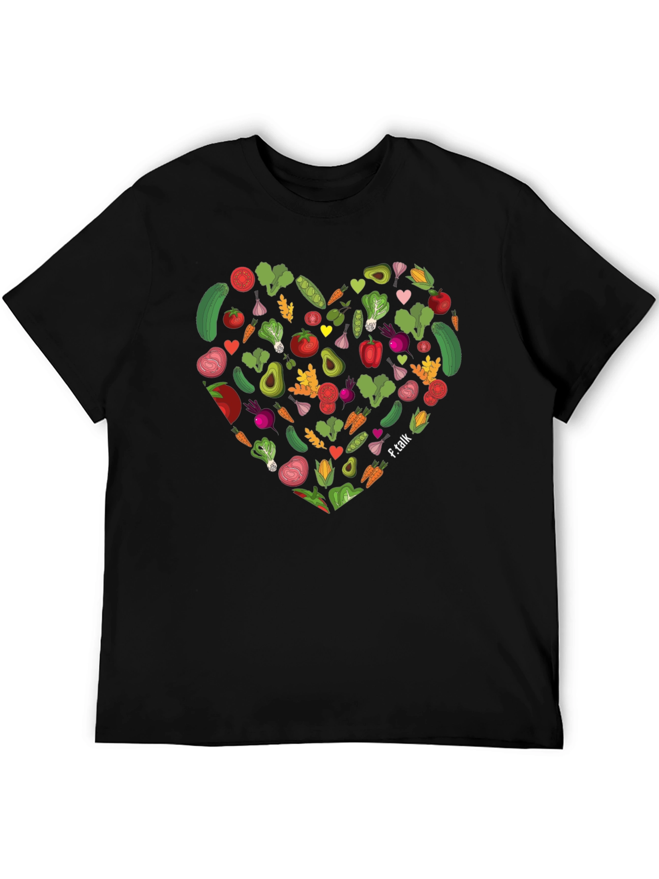 Vegetarian Heart T-Shirt - Healthy Living Tee