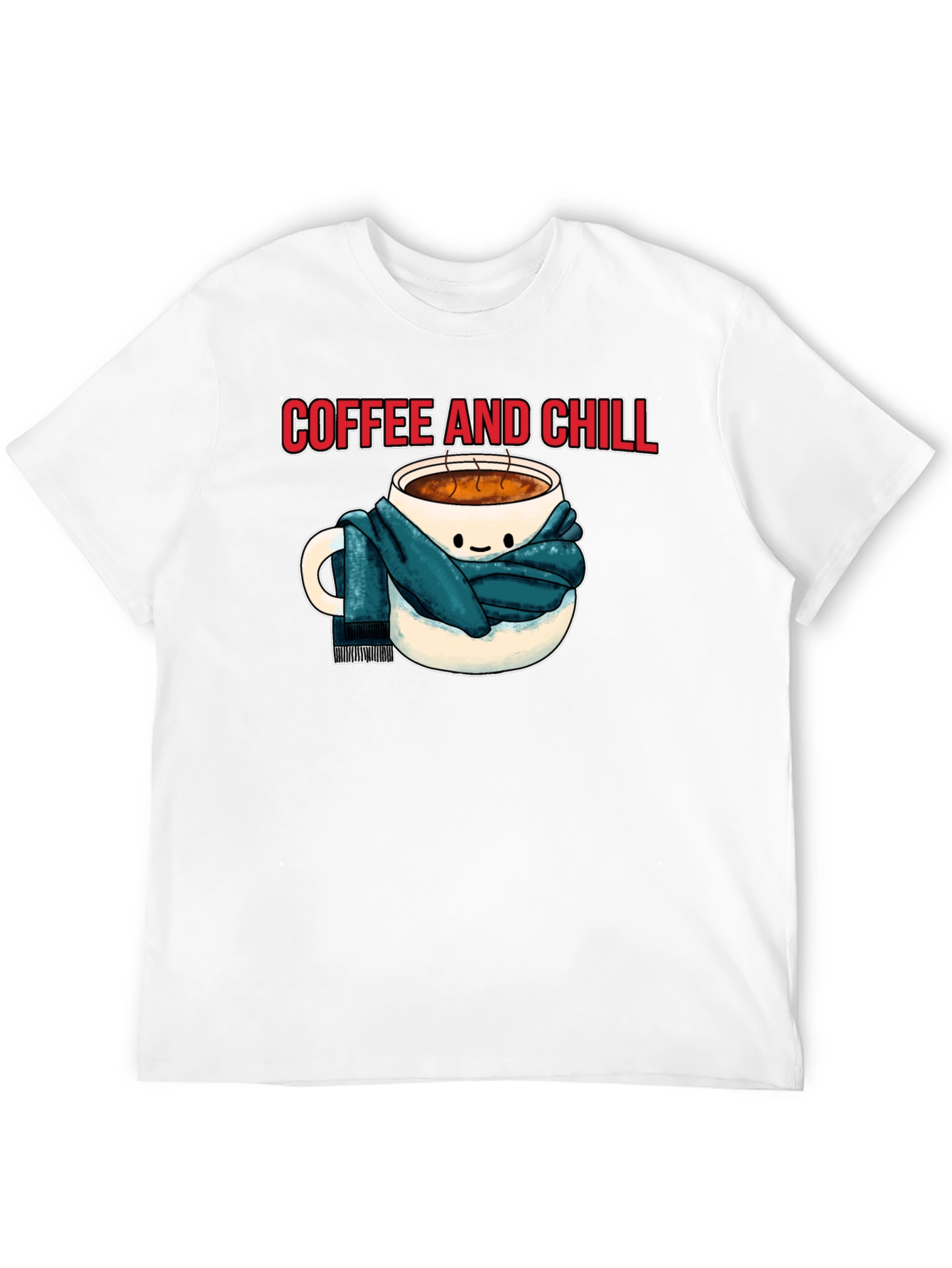 Coffee and Chill Graphic Tee - Cozy Comfort