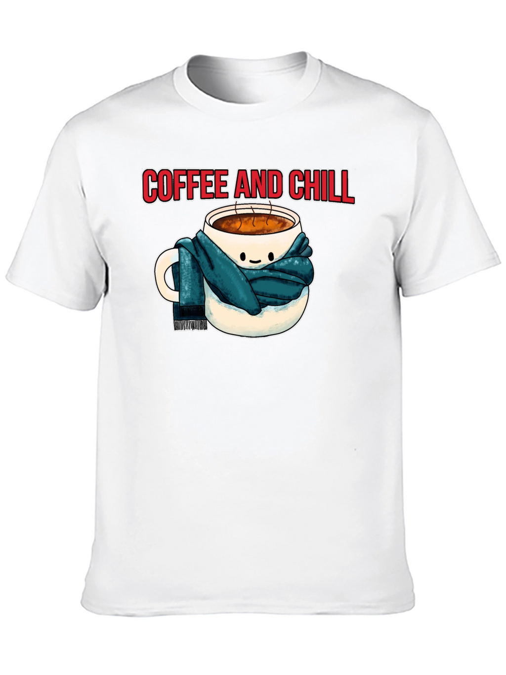 Coffee and Chill Graphic Tee - Cozy Comfort