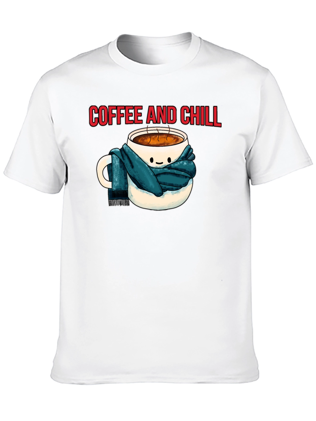 Coffee and Chill Graphic Tee - Cozy Comfort