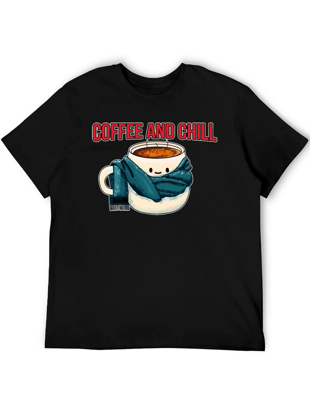 Coffee and Chill Graphic Tee - Cozy Comfort