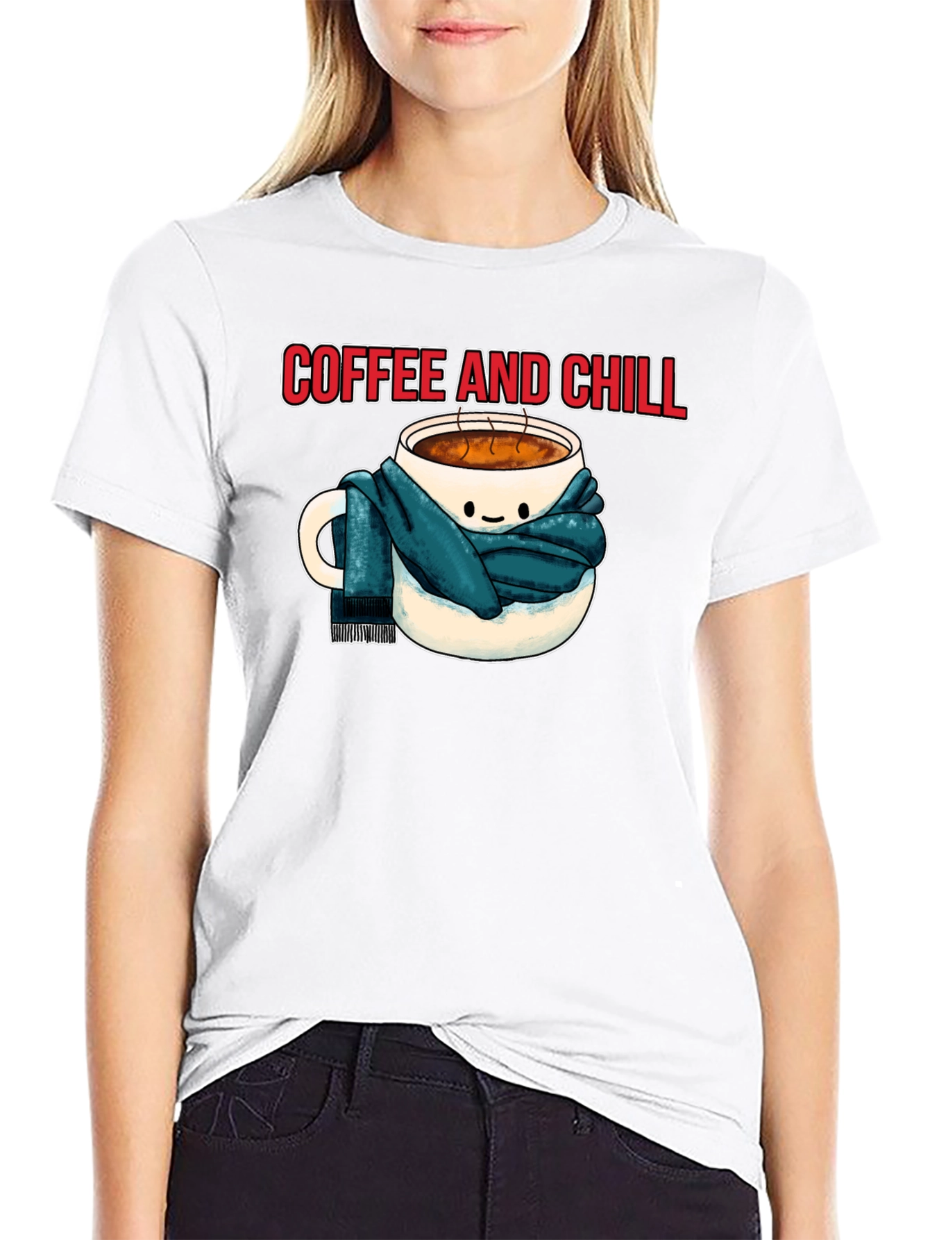 Coffee and Chill Graphic Tee - Cozy Comfort