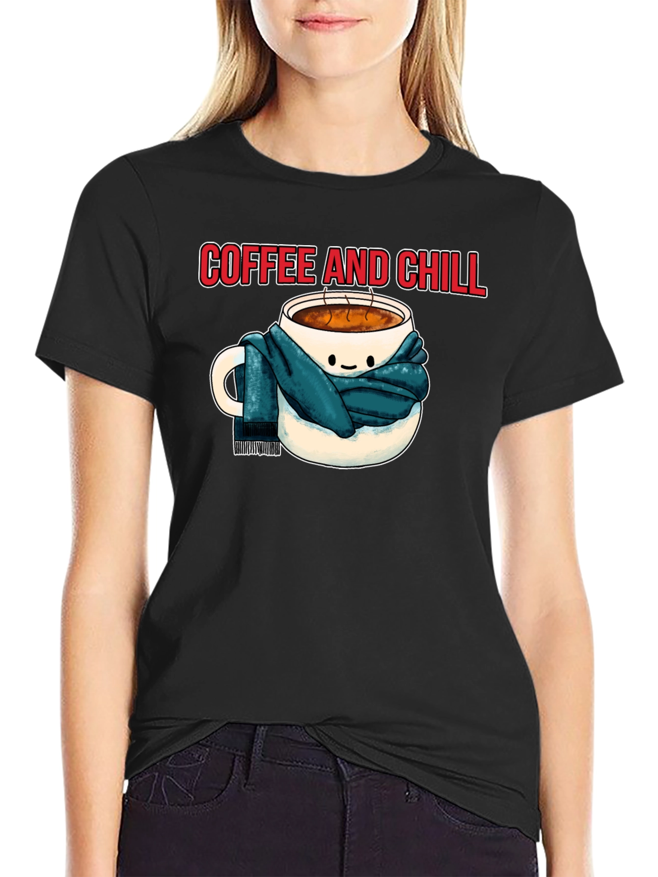 Coffee and Chill Graphic Tee - Cozy Comfort
