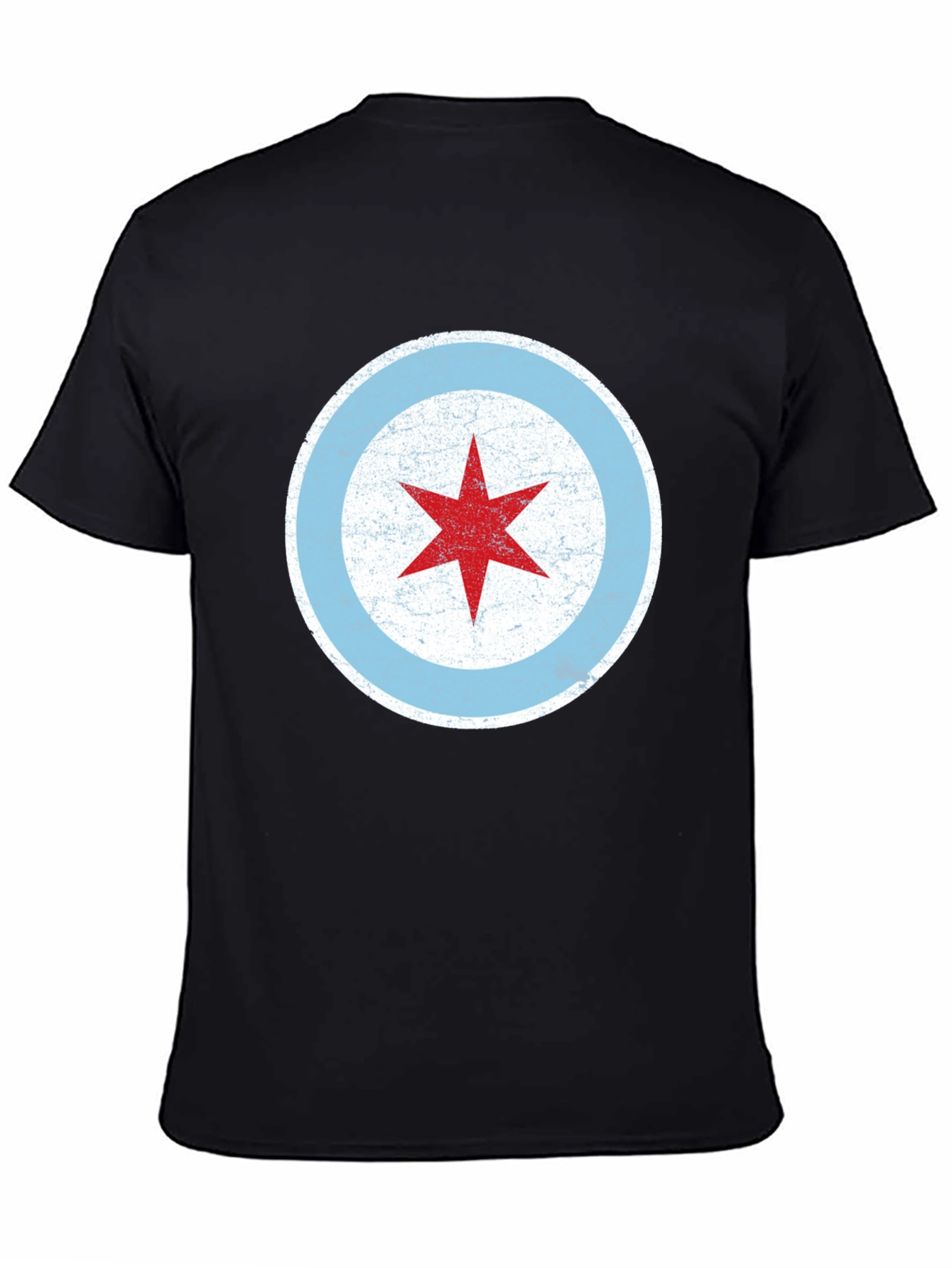 Chicago Flag Star Graphic T-Shirt