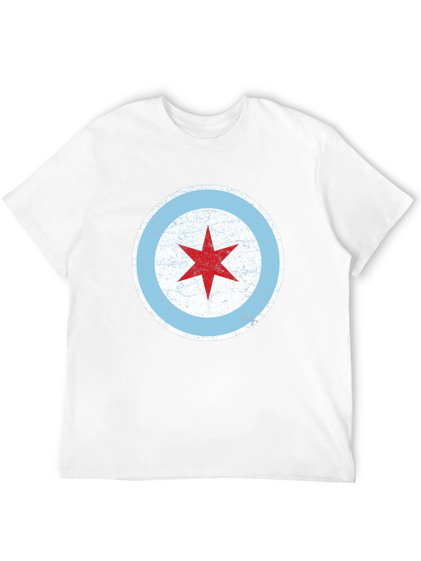 Chicago Flag Star Graphic T-Shirt