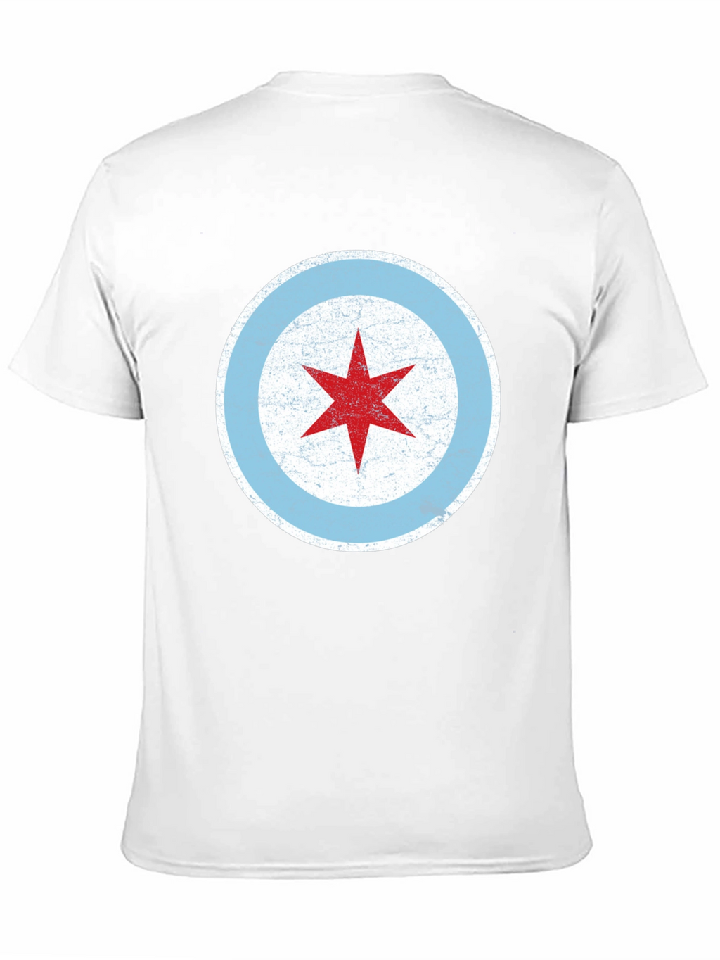 Chicago Flag Star Graphic T-Shirt