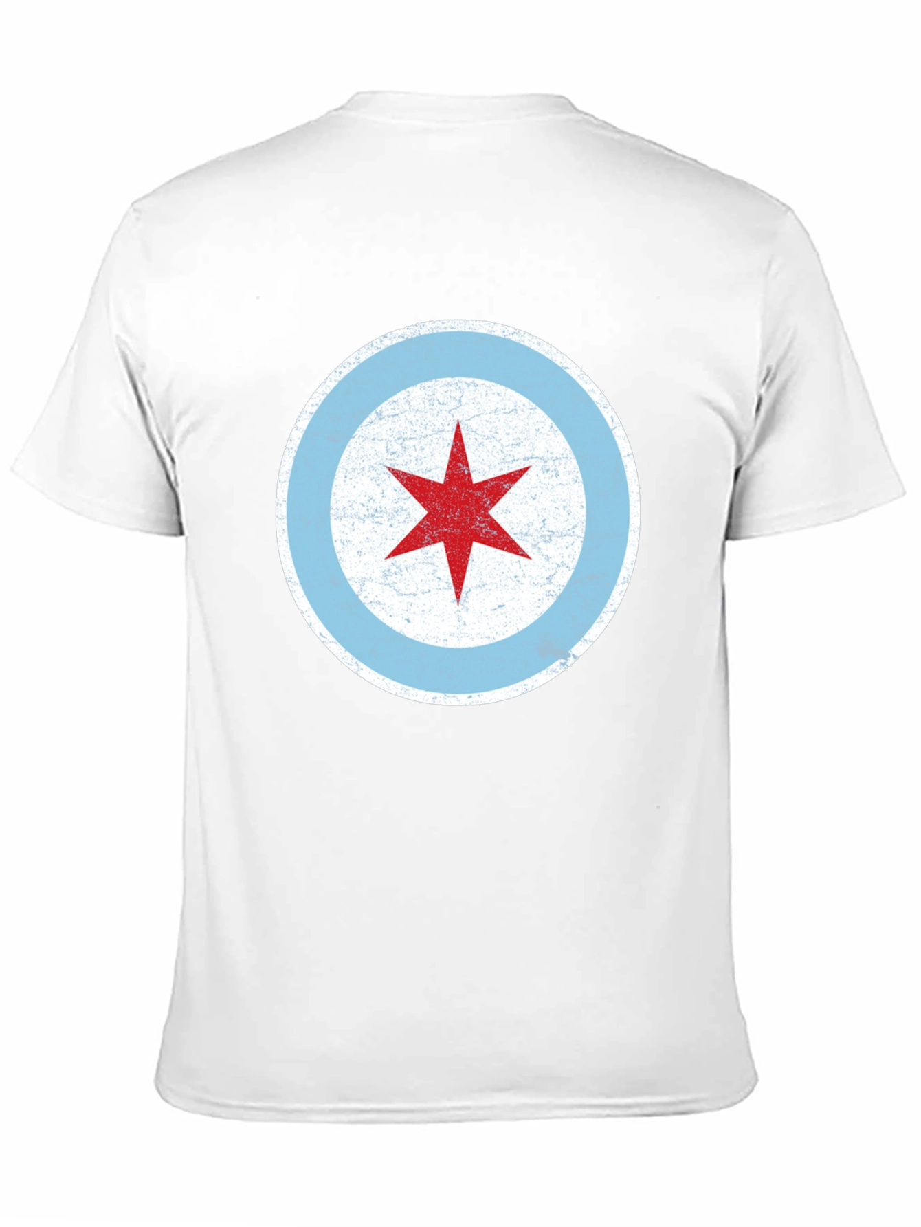 Chicago Flag Star Graphic T-Shirt