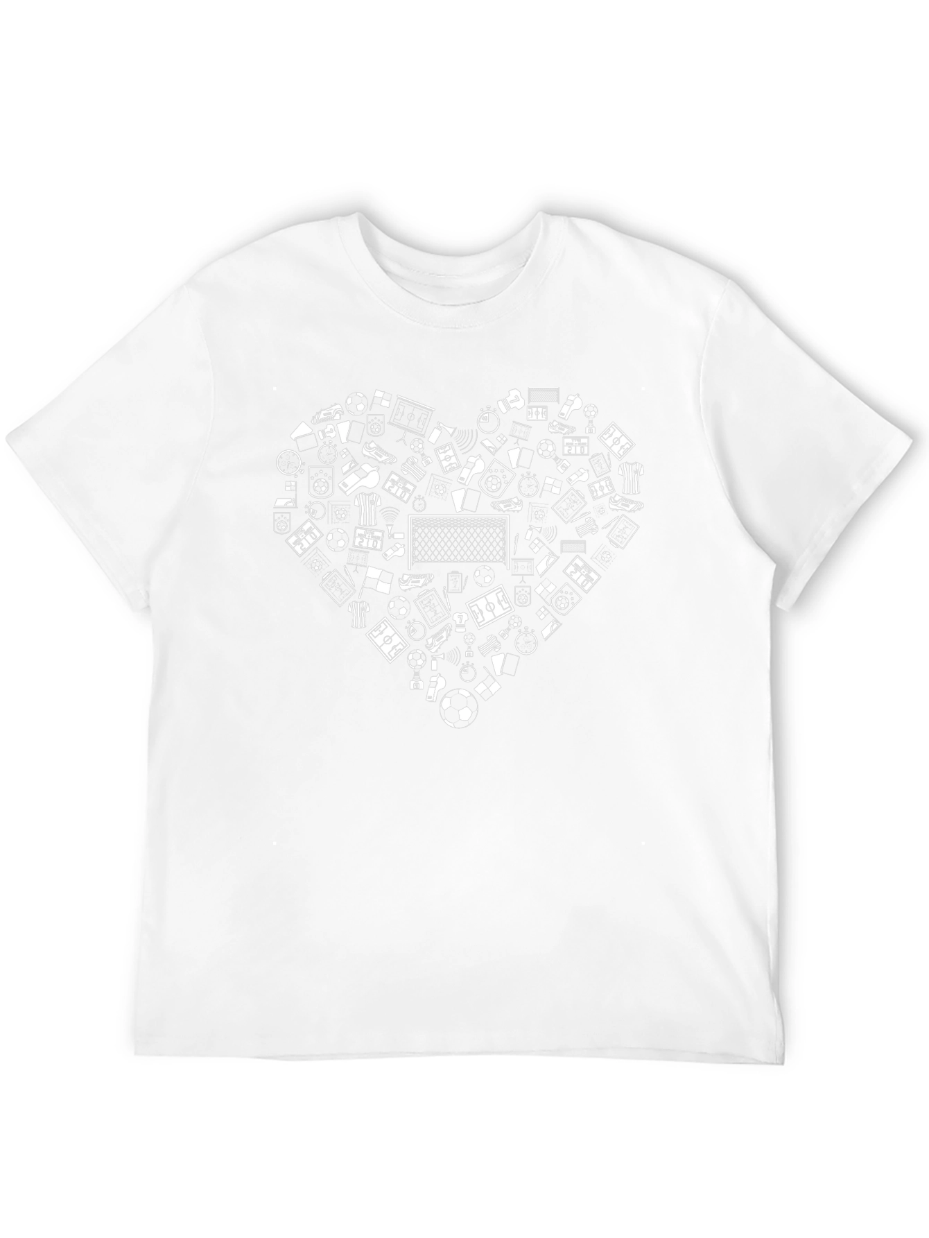 Soccer Love T-Shirt - Black Graphic Tee