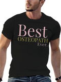Best Osteopath Ever Black T-Shirt