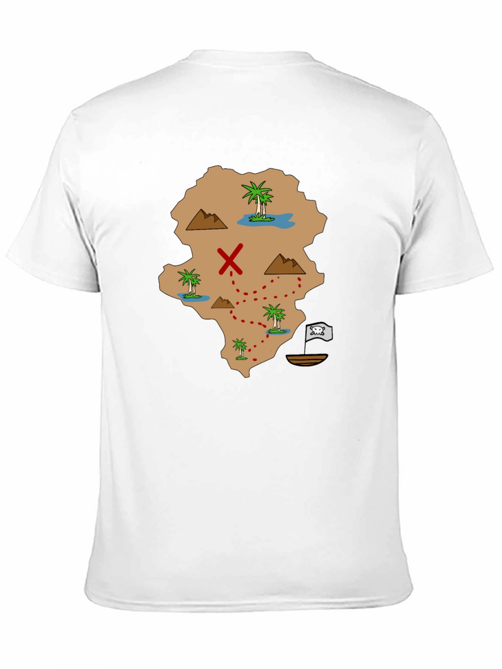 Pirate Map Graphic Tee - Find Your Treasure!