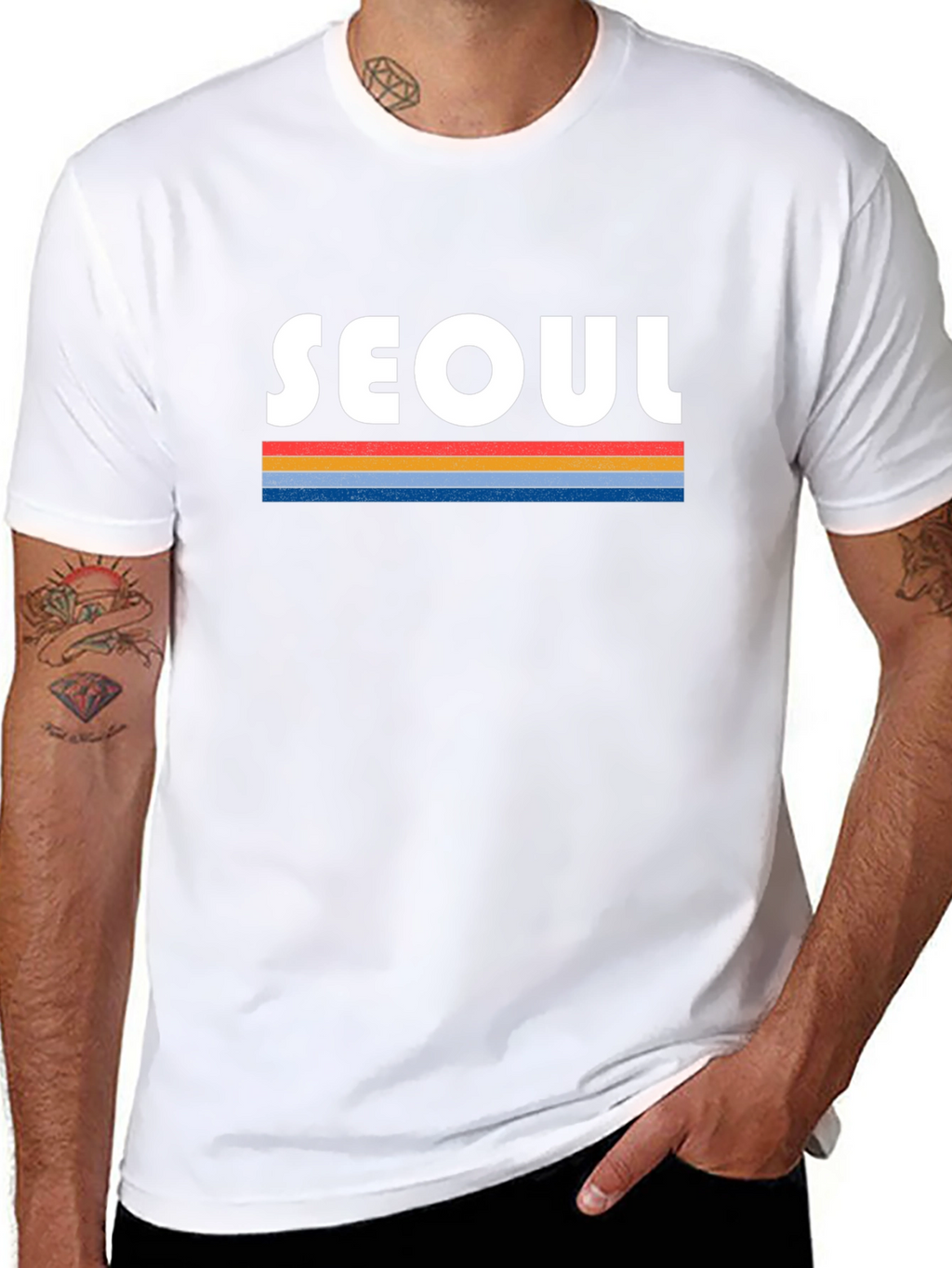 Seoul Retro T-Shirt - Classic City Graphic Tee