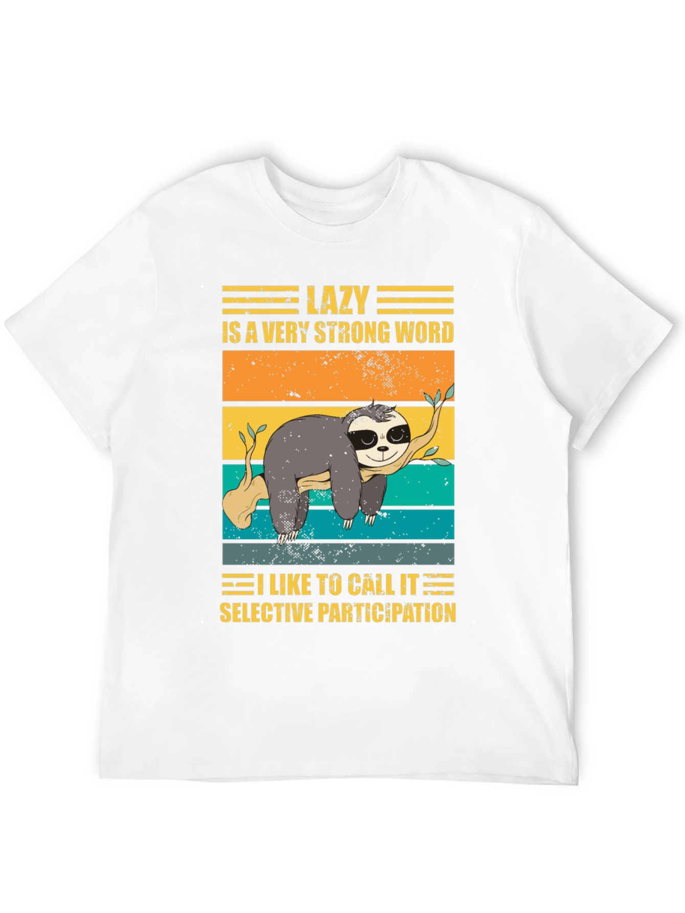 Lazy Sloth Graphic Tee