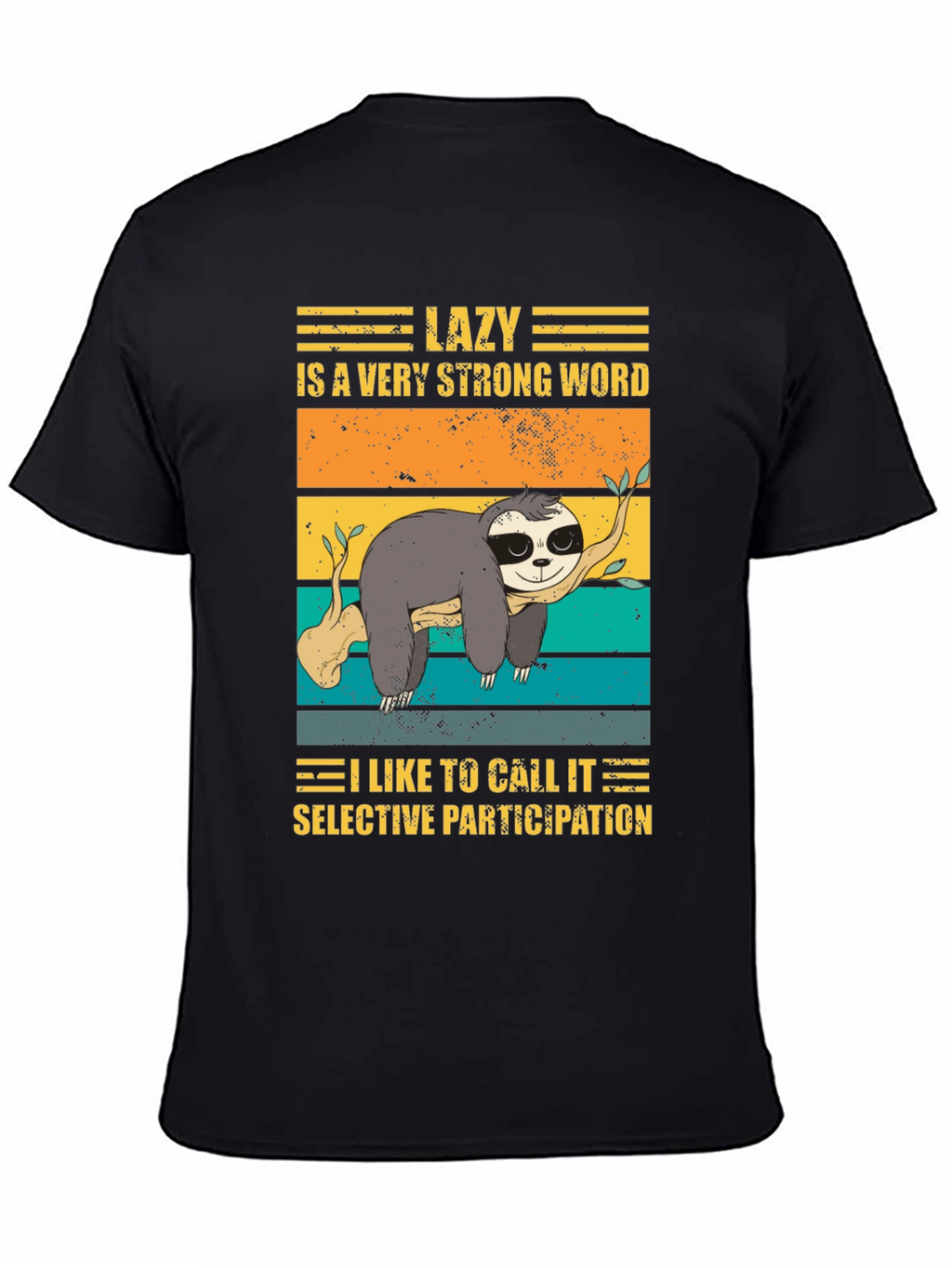 Lazy Sloth Graphic Tee