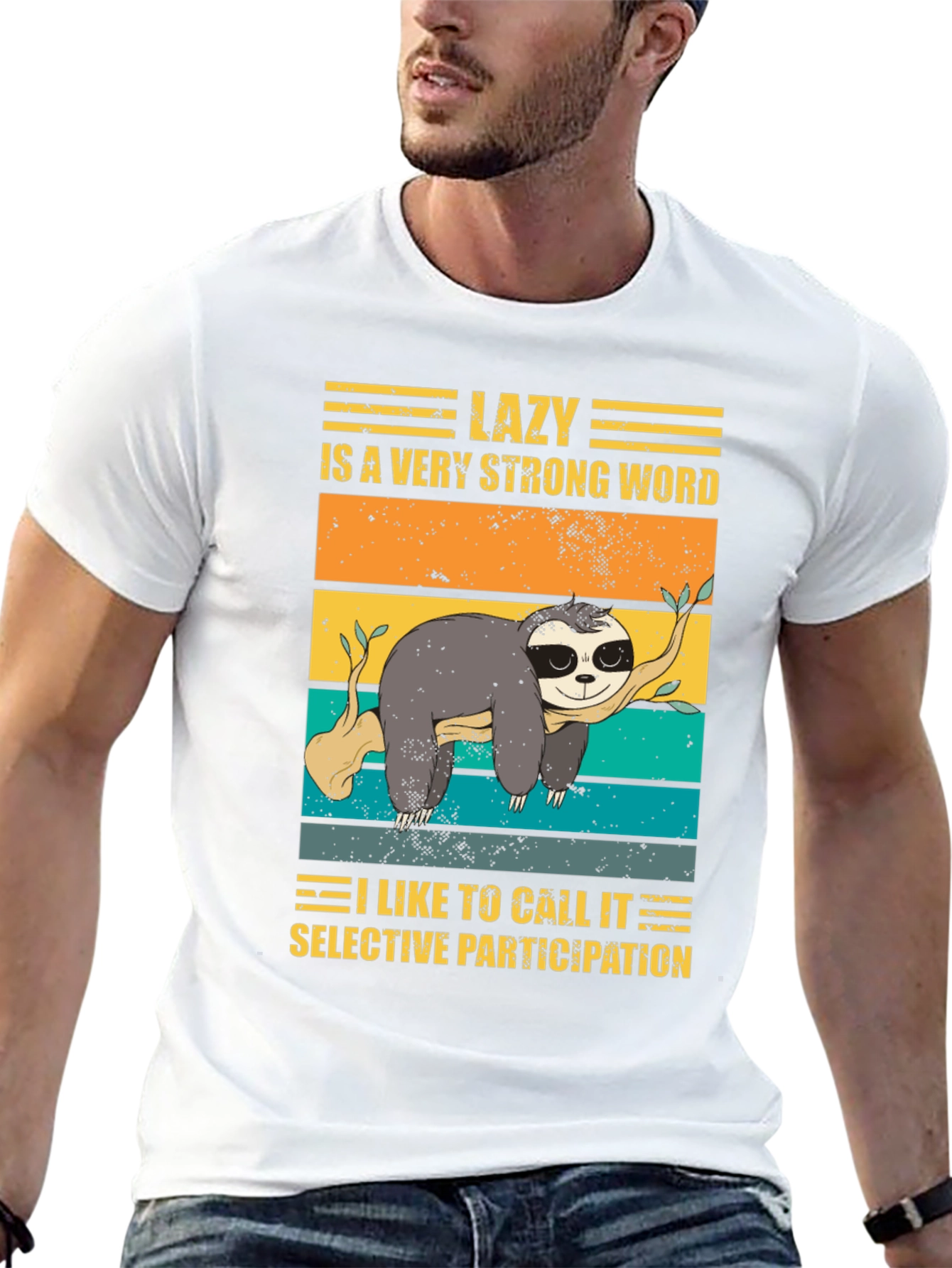 Lazy Sloth Graphic Tee