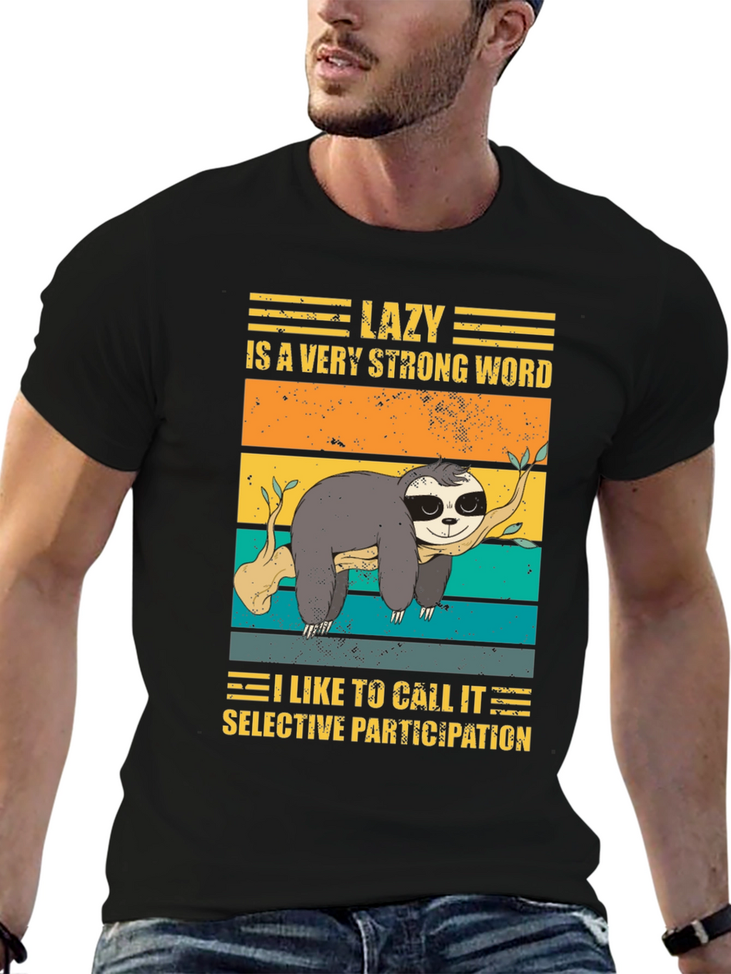 Lazy Sloth Graphic Tee