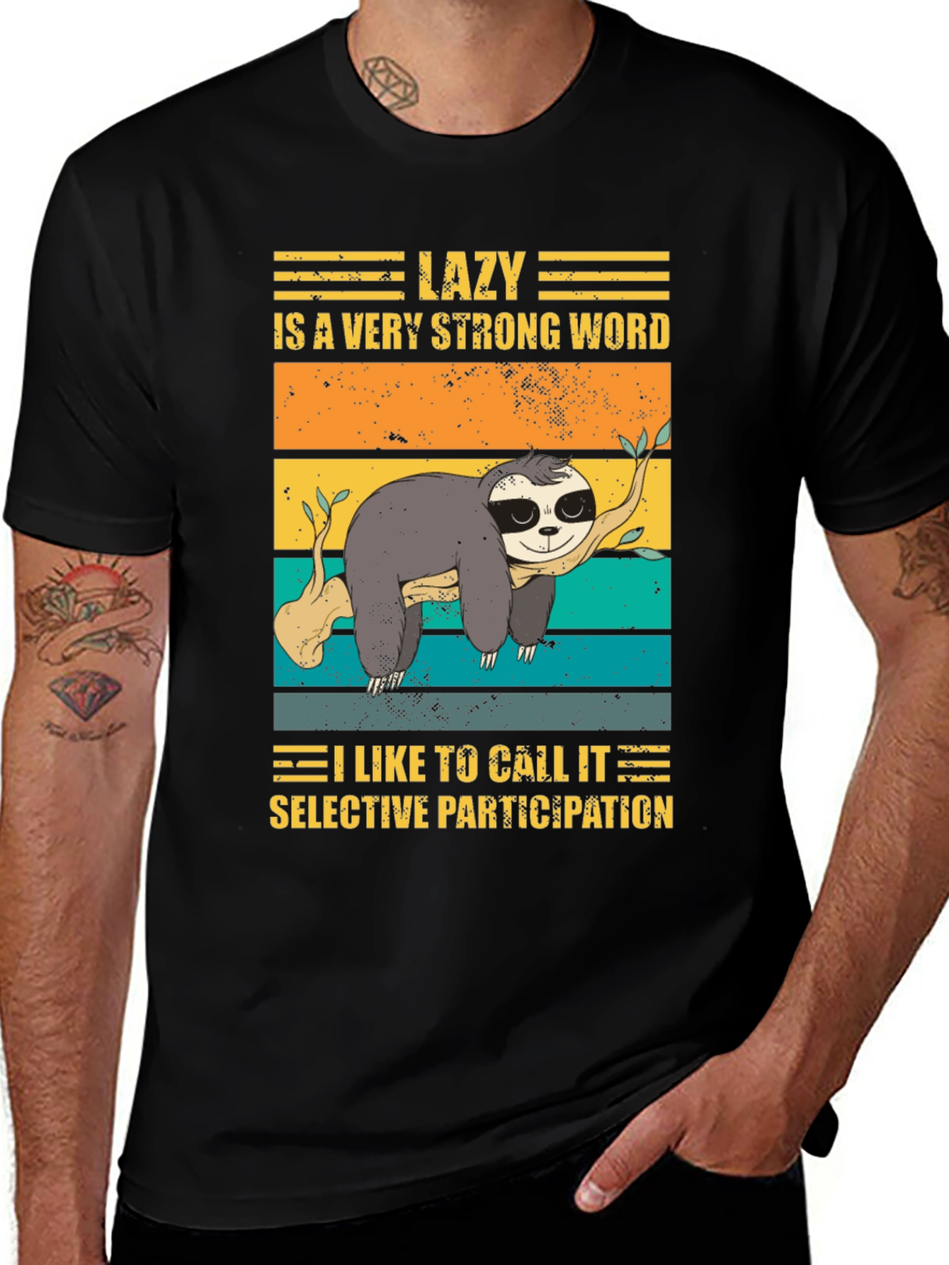 Lazy Sloth Graphic Tee