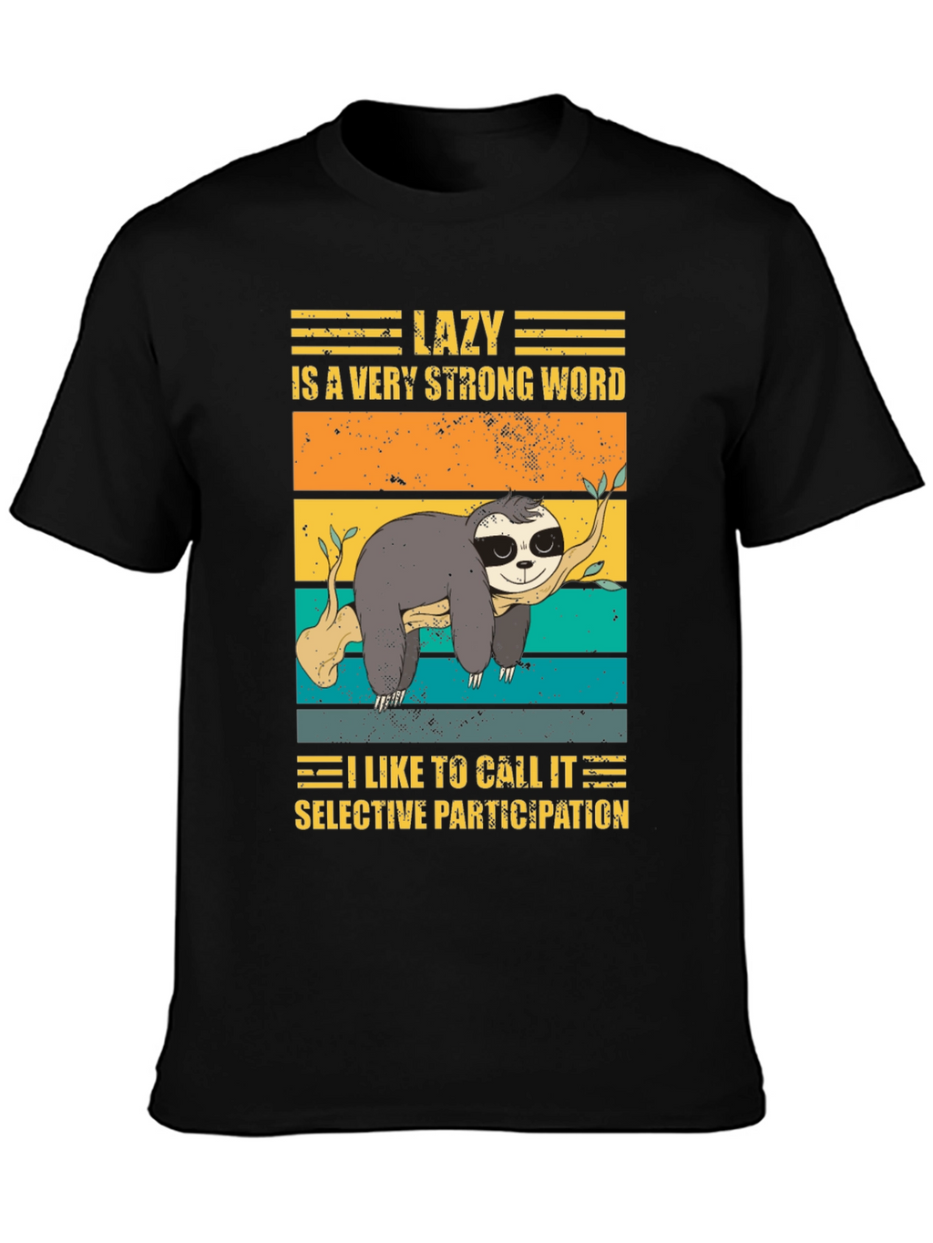 Lazy Sloth Graphic Tee
