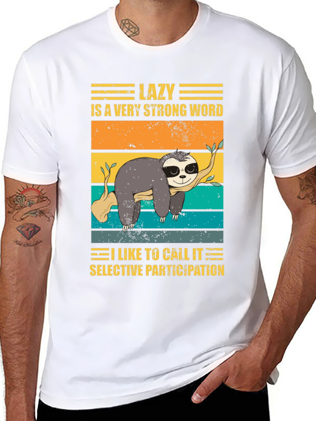 Lazy Sloth Graphic Tee
