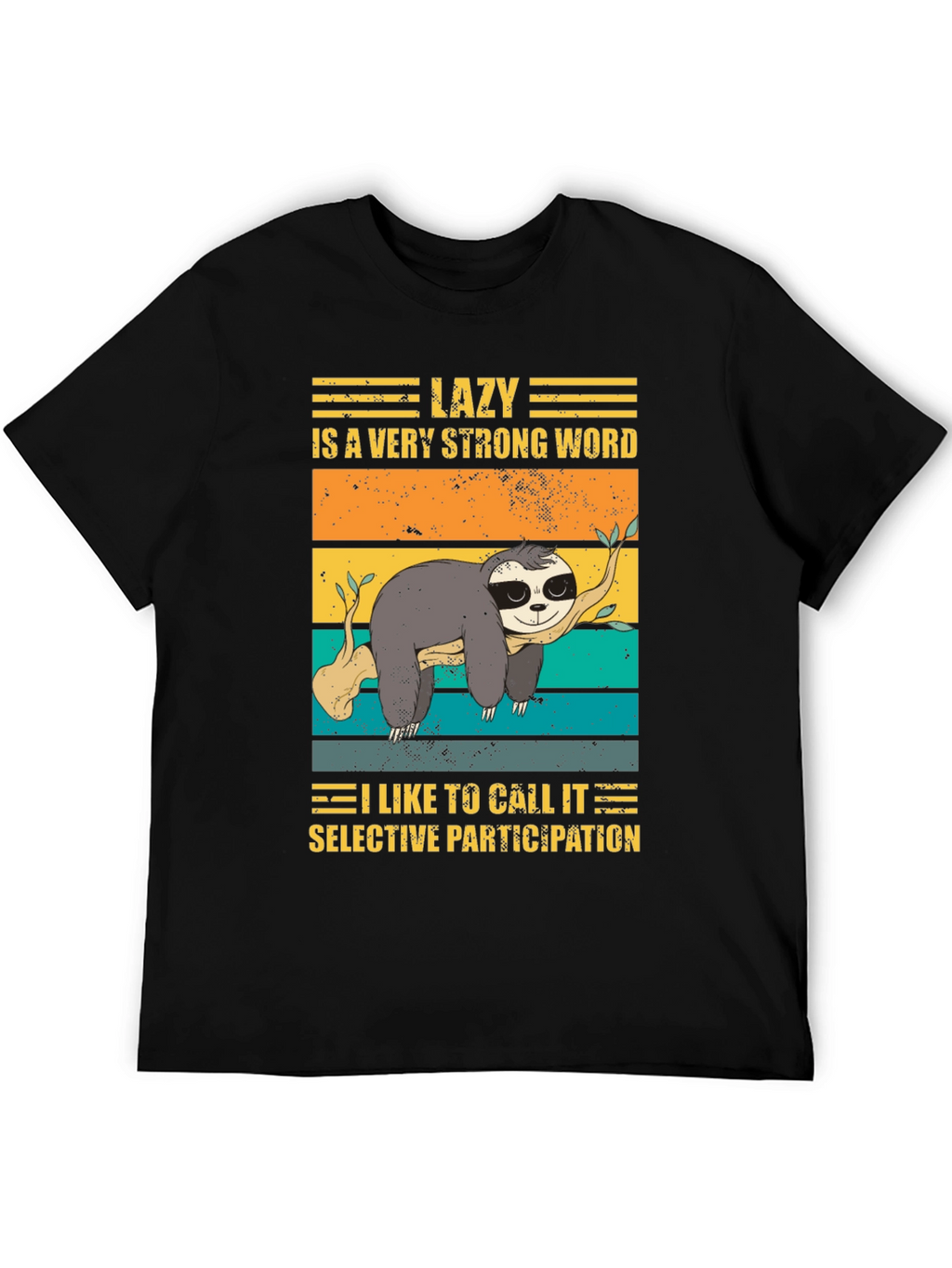 Lazy Sloth Graphic Tee
