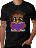 Graduation Owl Reading Book T-Shirt