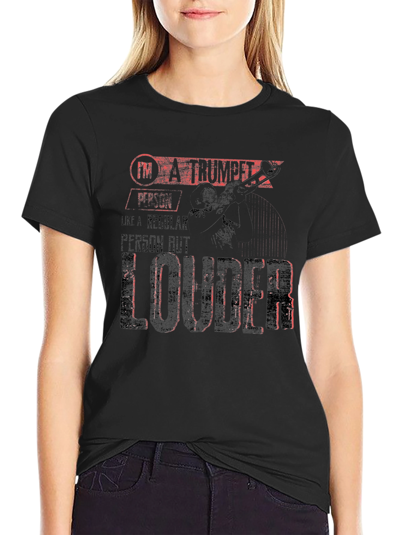 Im A Trumpet Player T-Shirt - Loud Musician Tee