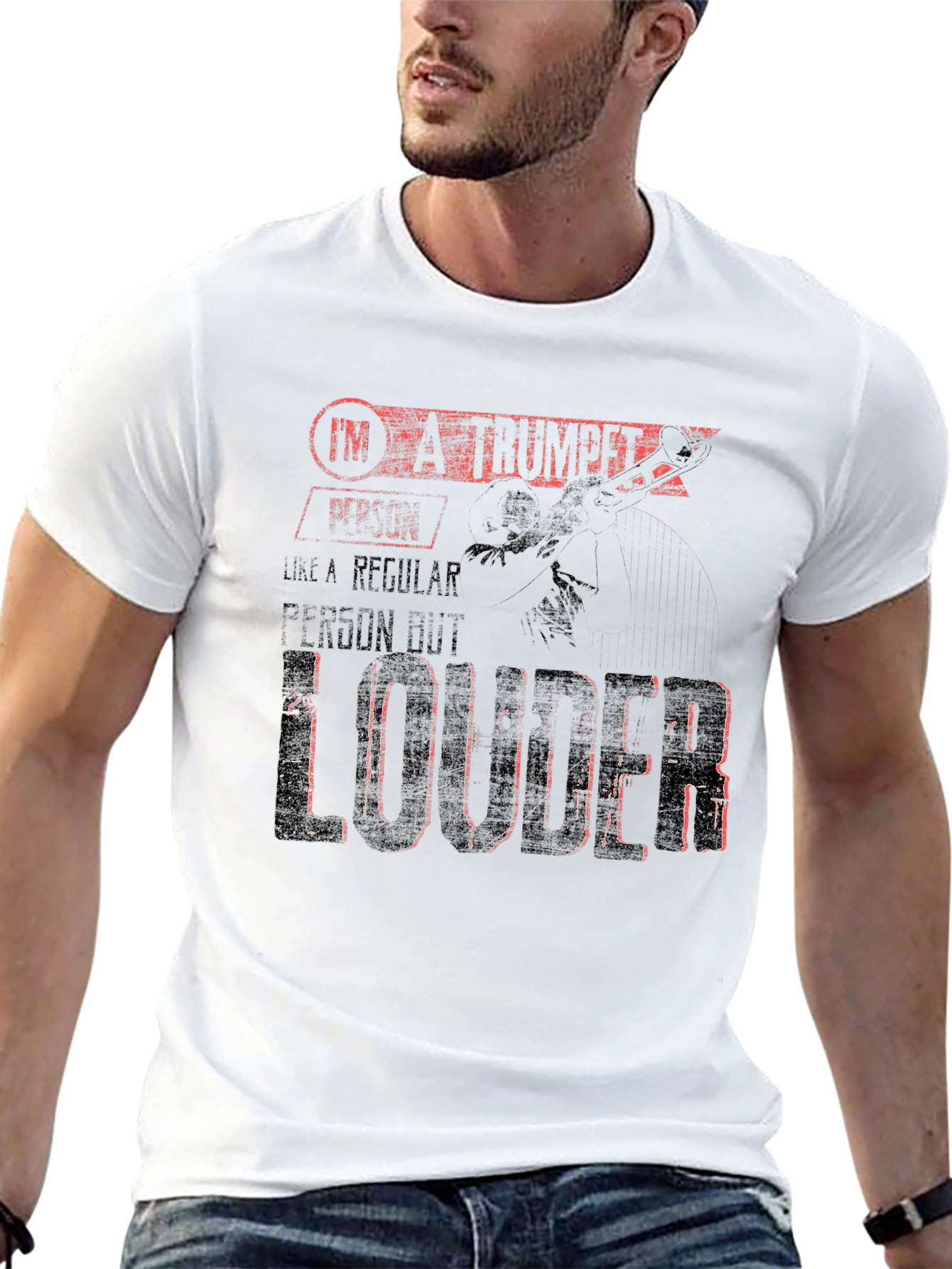 Im A Trumpet Player T-Shirt - Loud Musician Tee