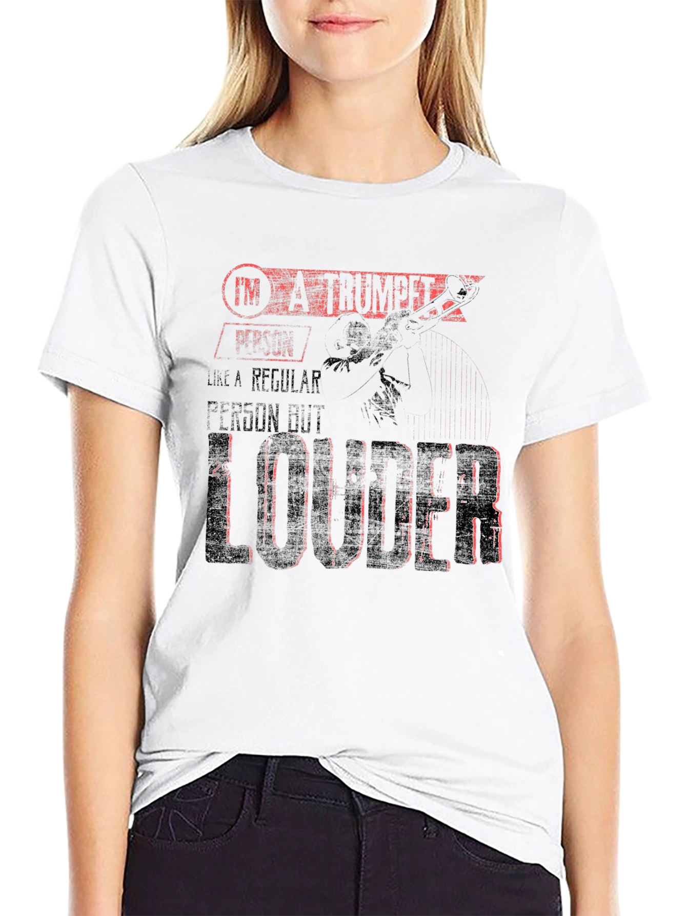Im A Trumpet Player T-Shirt - Loud Musician Tee