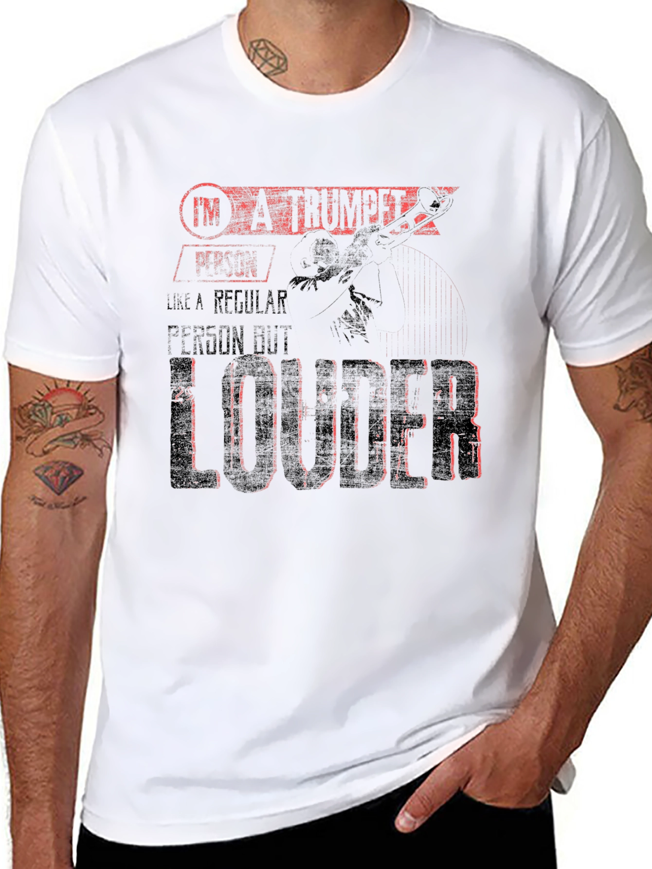 Im A Trumpet Player T-Shirt - Loud Musician Tee