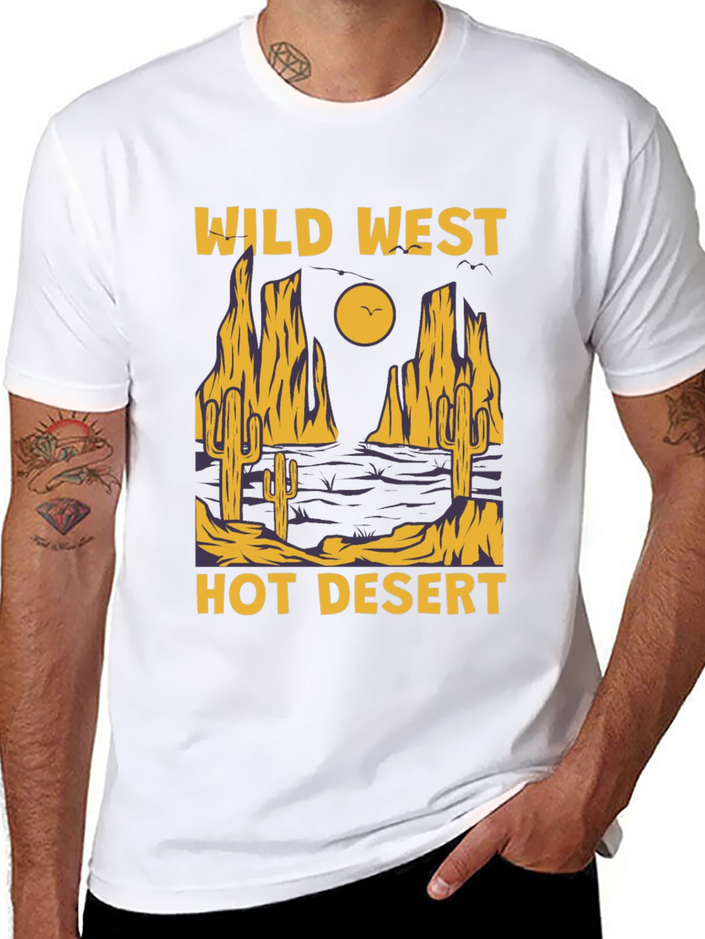 Wild West Hot Desert Graphic T-Shirt