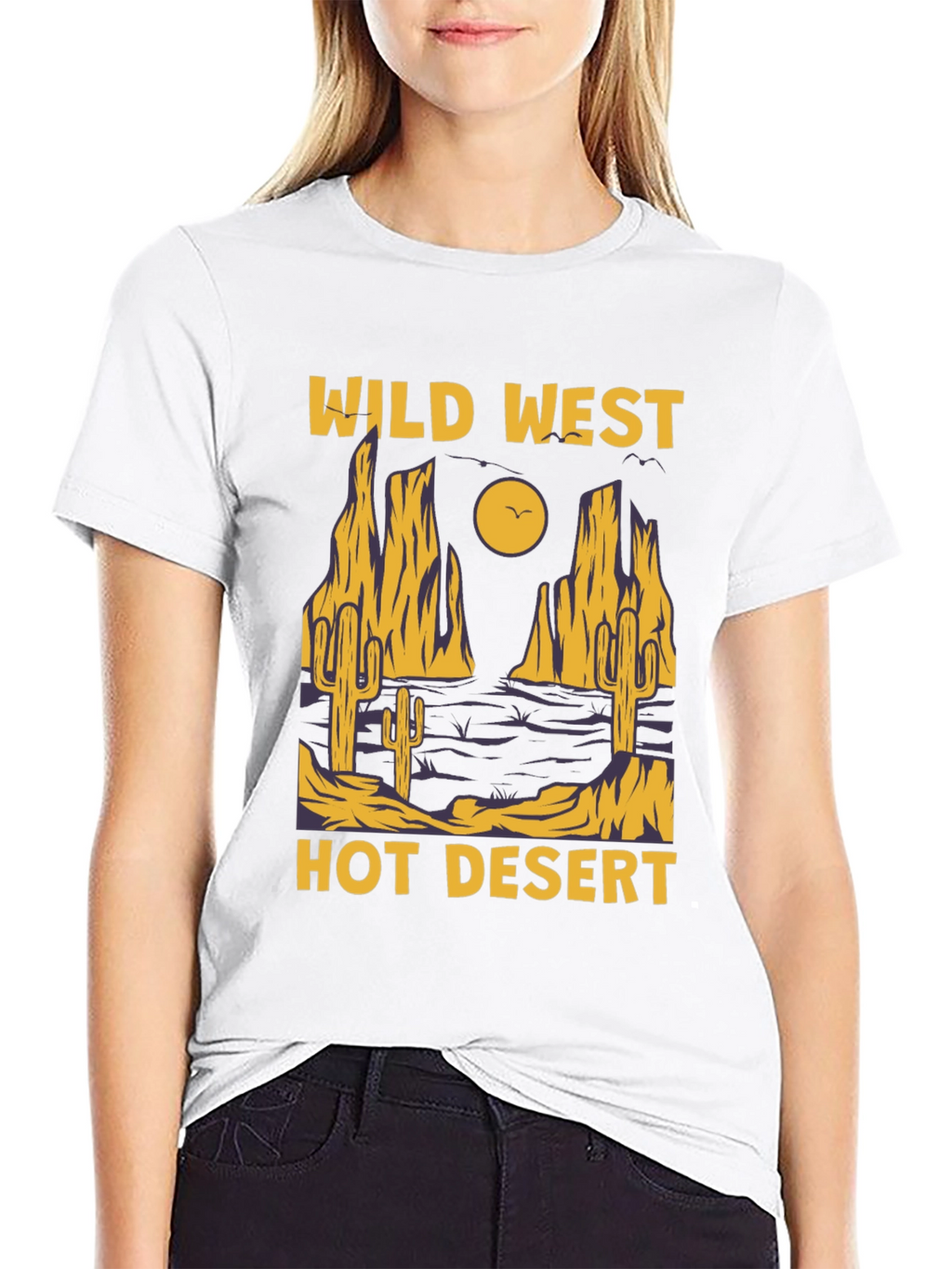 Wild West Hot Desert Graphic T-Shirt