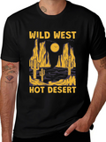 Wild West Hot Desert Graphic T-Shirt