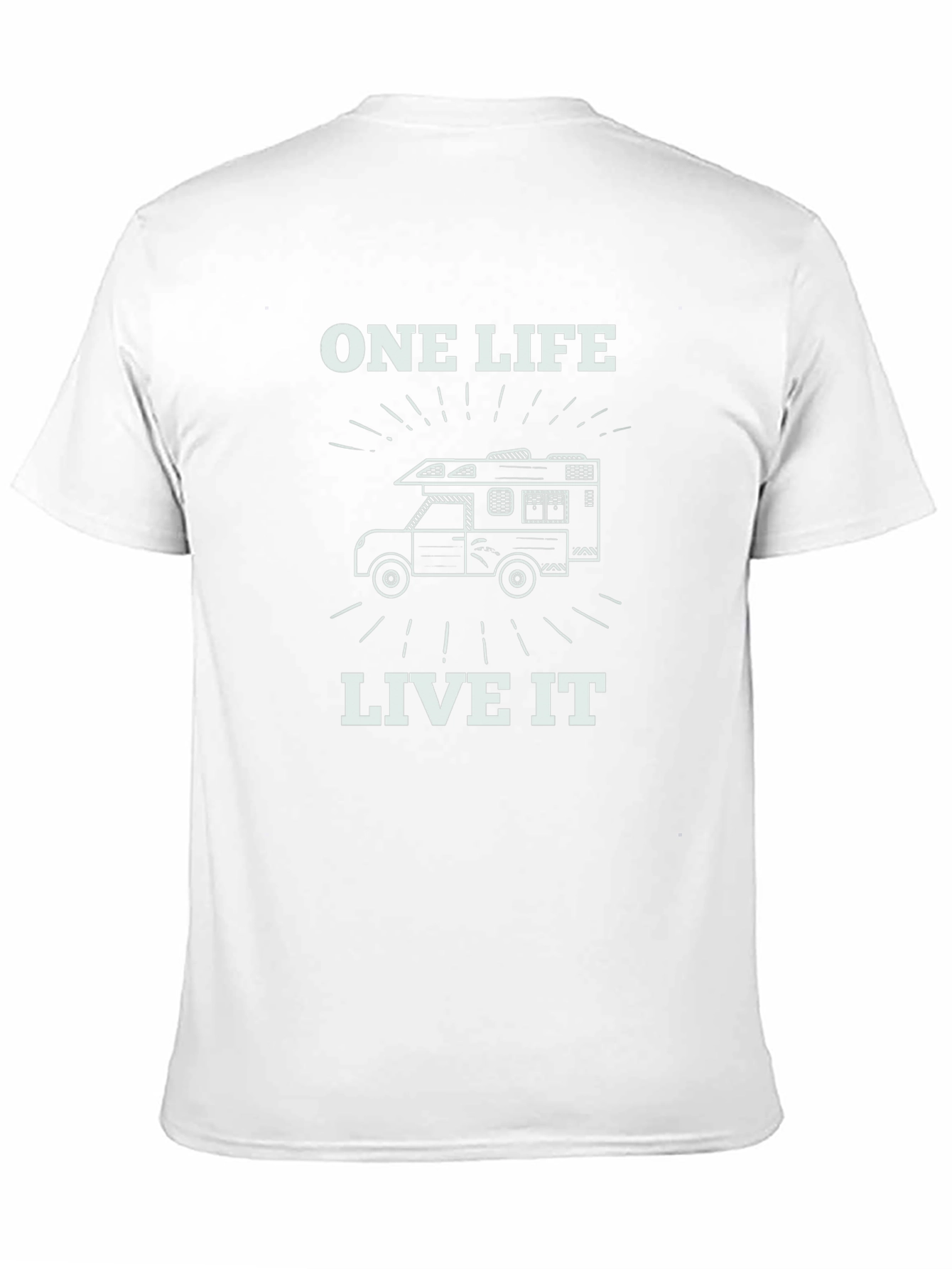 One Life Live It Camping RV T-Shirt