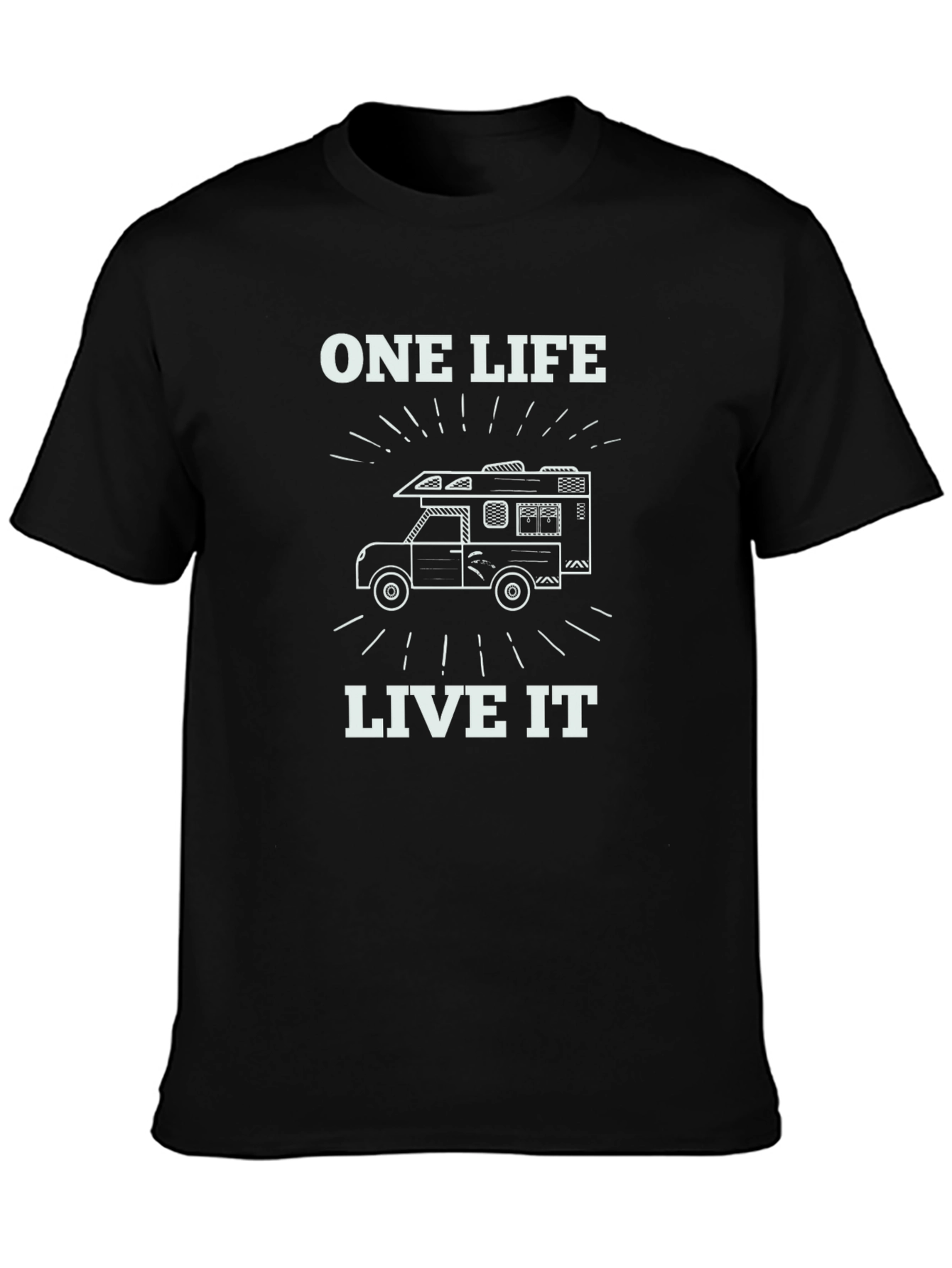 One Life Live It Camping RV T-Shirt