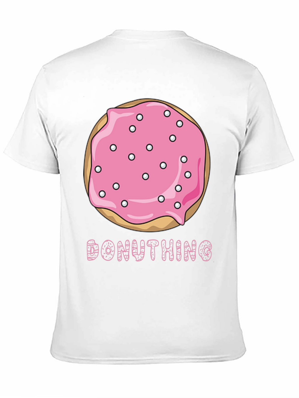 Donut Thing T-Shirt - Pink Sprinkled Donut Graphic Tee