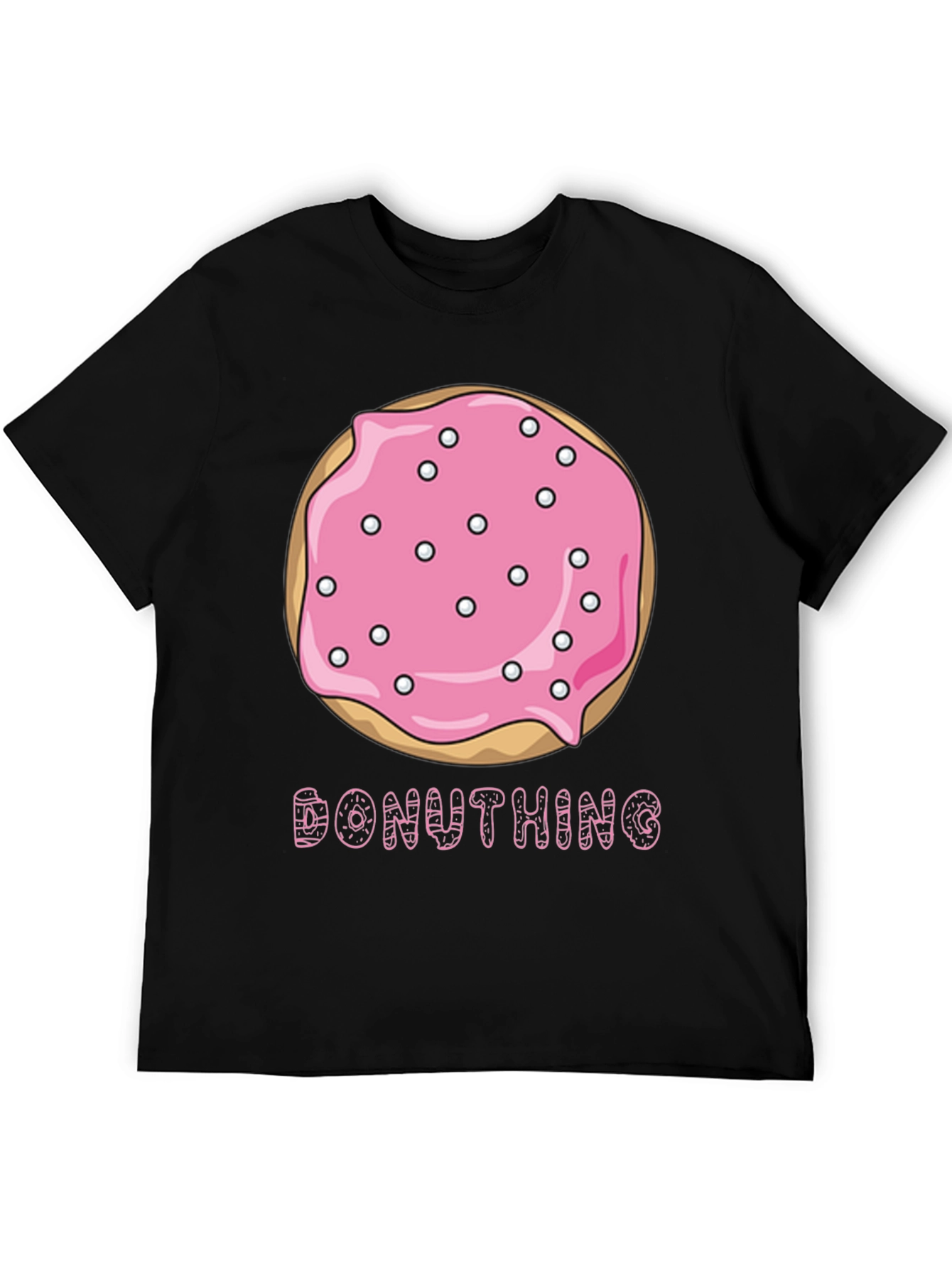 Donut Thing T-Shirt - Pink Sprinkled Donut Graphic Tee