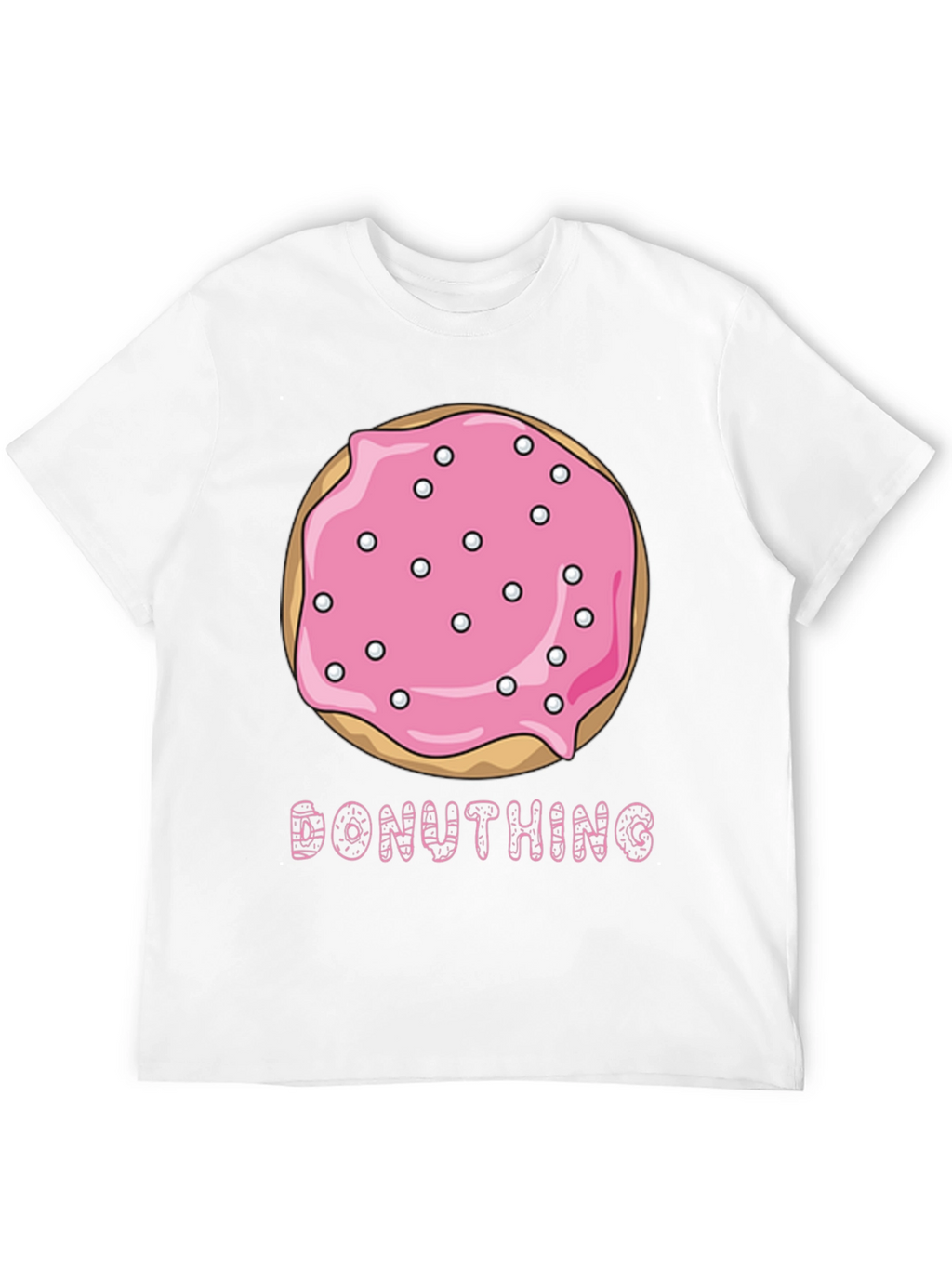 Donut Thing T-Shirt - Pink Sprinkled Donut Graphic Tee