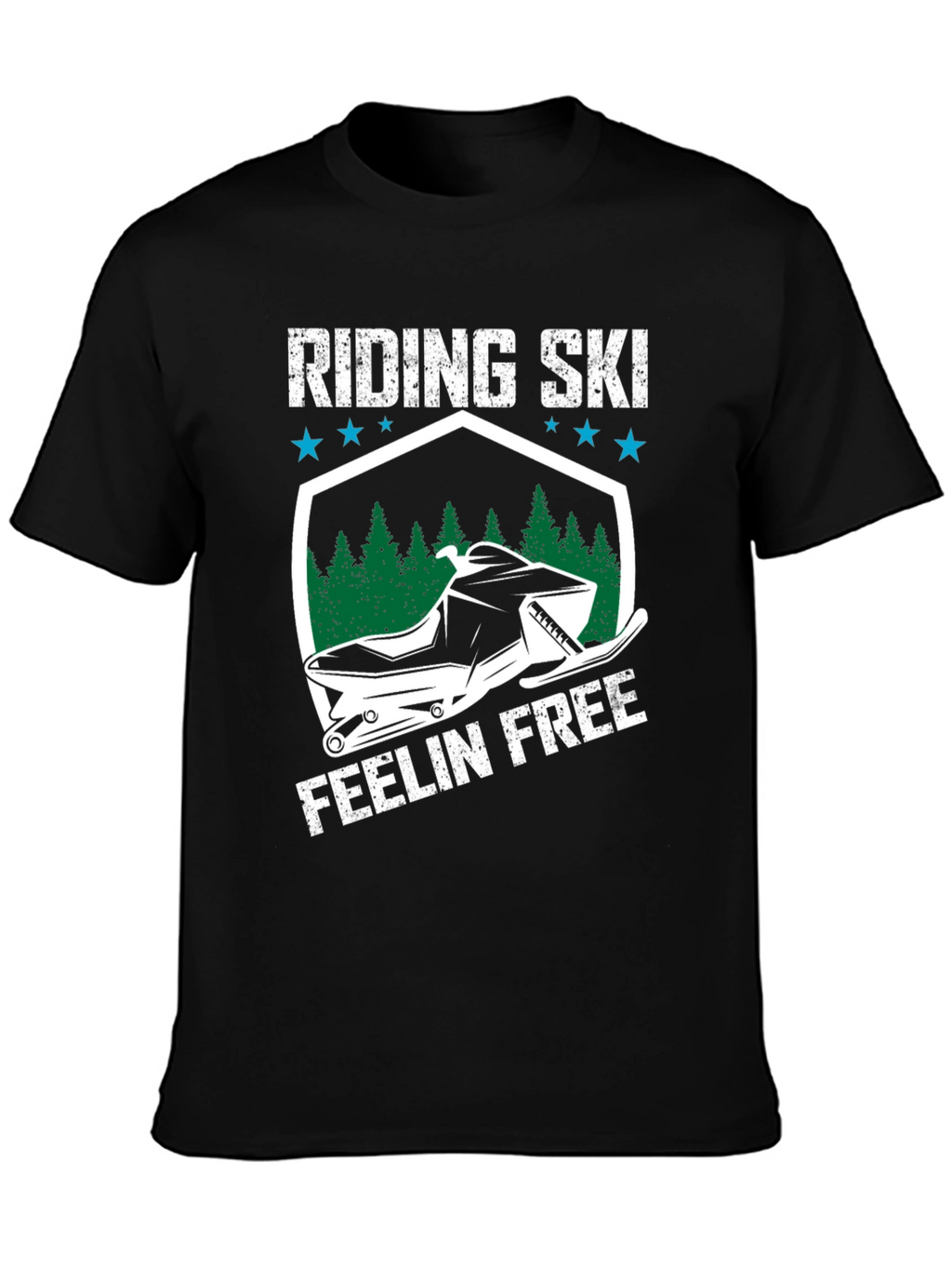 Riding Ski Feelin Free Graphic Tee - Adventure Apparel