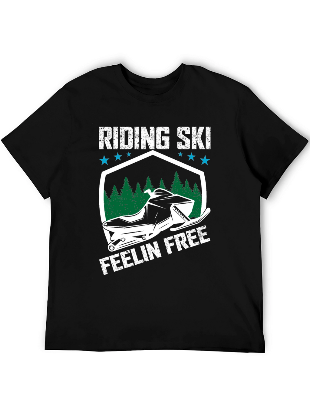 Riding Ski Feelin Free Graphic Tee - Adventure Apparel
