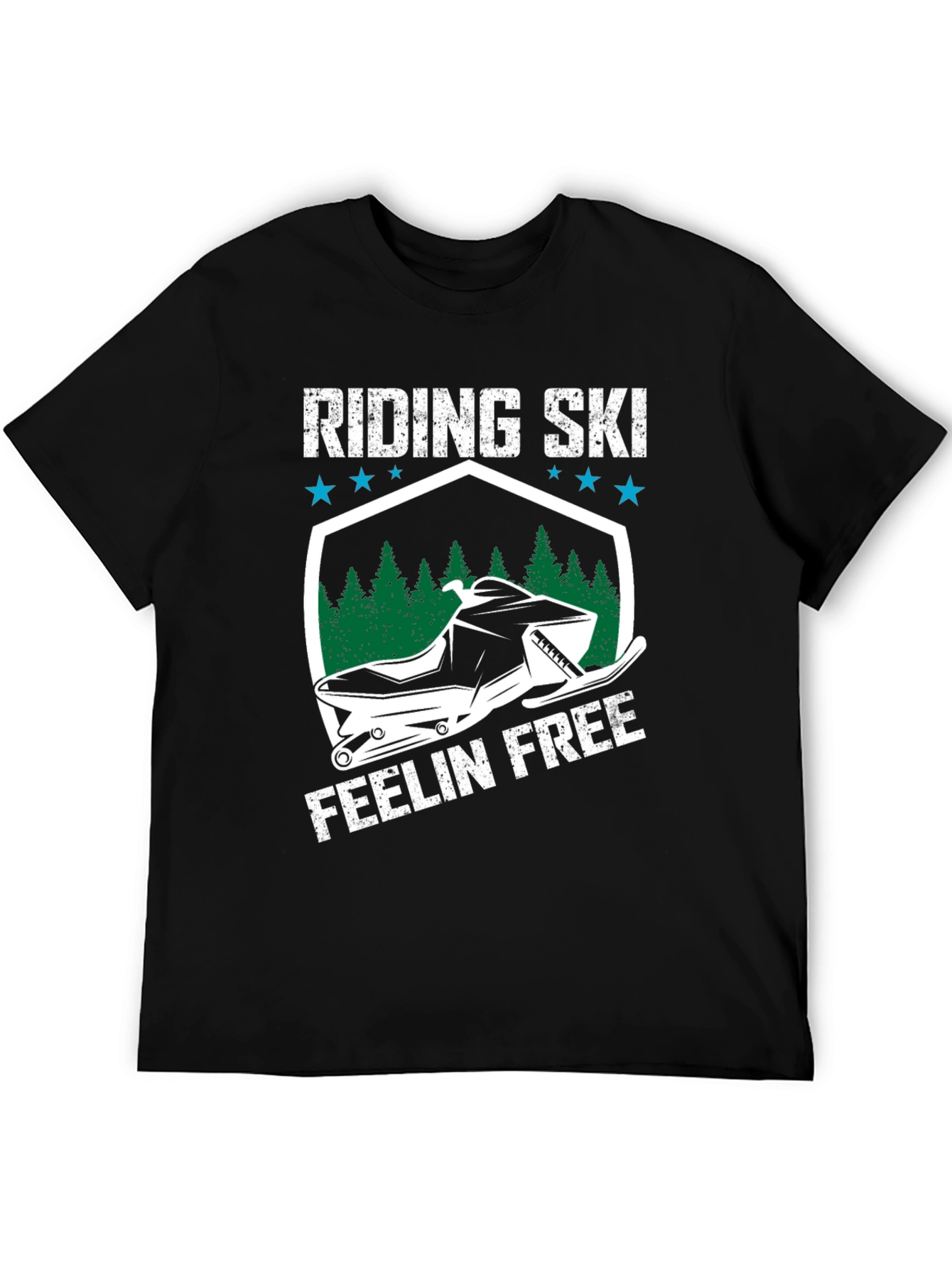 Riding Ski Feelin Free Graphic Tee - Adventure Apparel