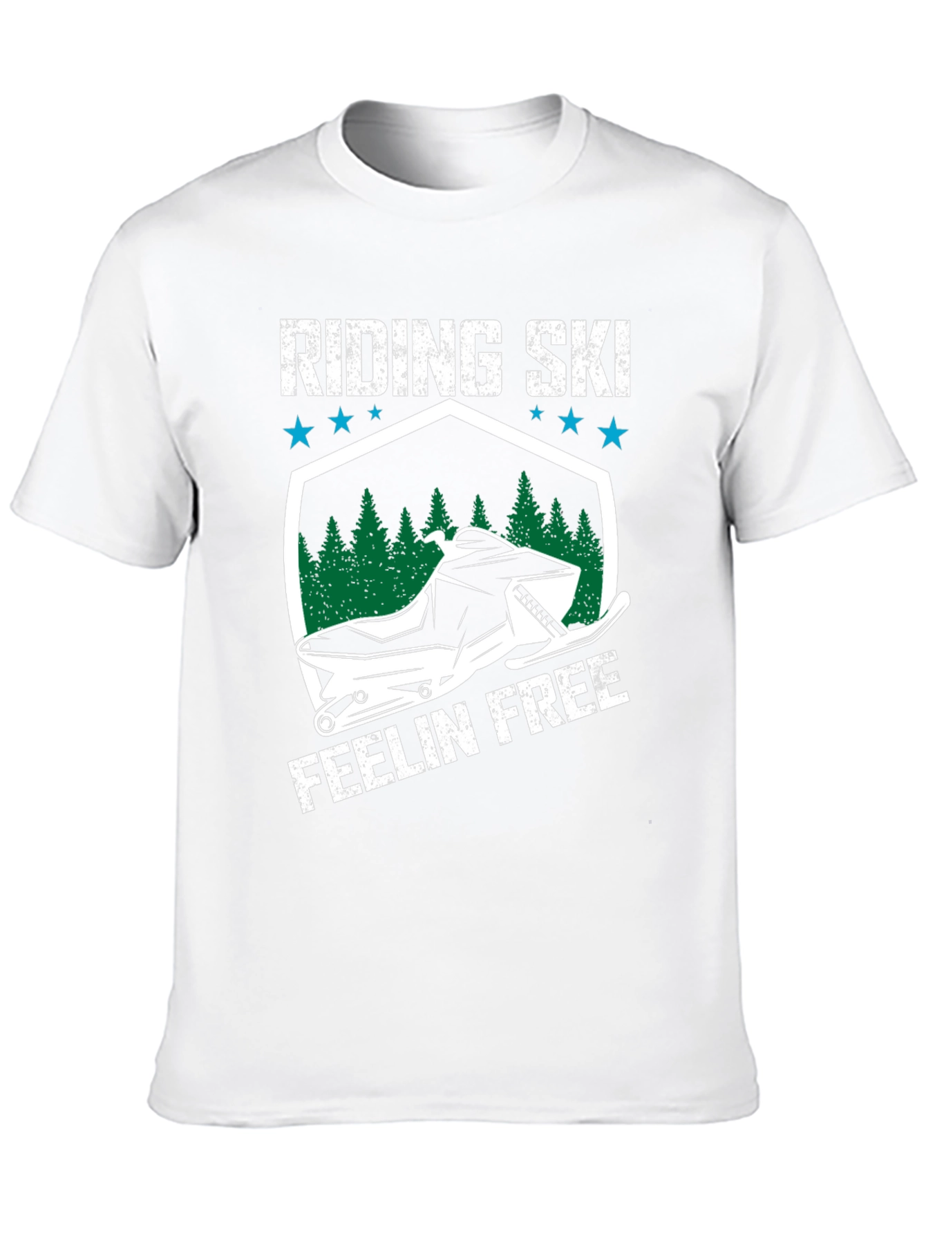 Riding Ski Feelin Free Graphic Tee - Adventure Apparel