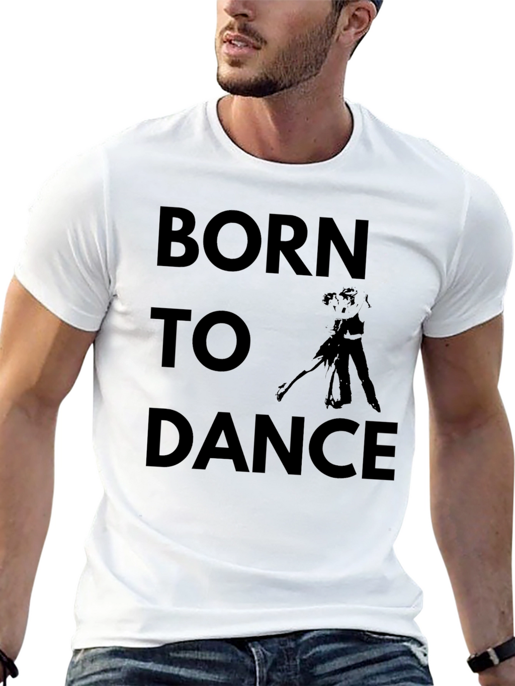 Born To Dance T-Shirt - Black Graphic Tee